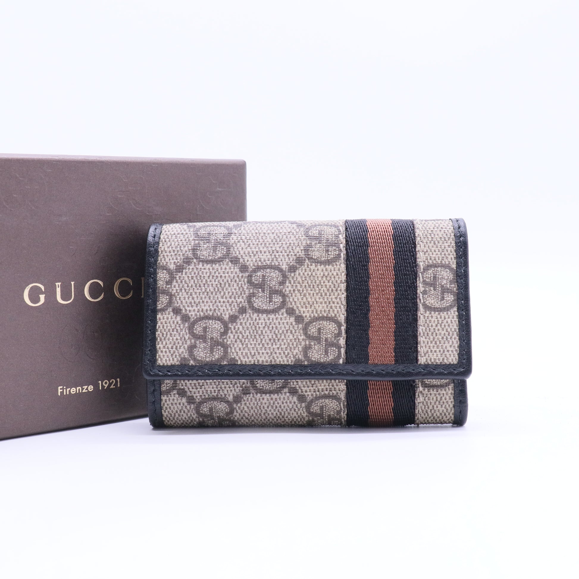 Ophidia Bifold Wallet GG Coated Canvas Compact