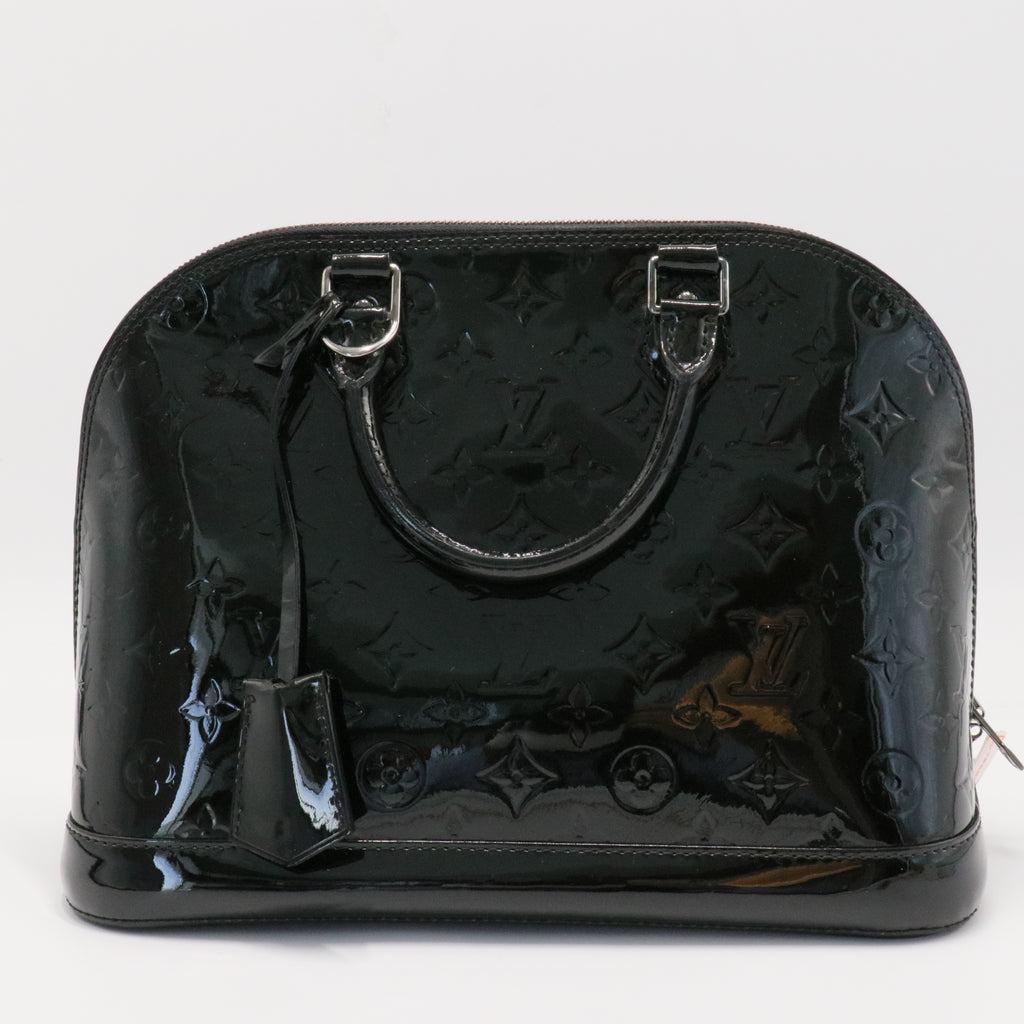 Alma Handbag Monogram Vernis MM