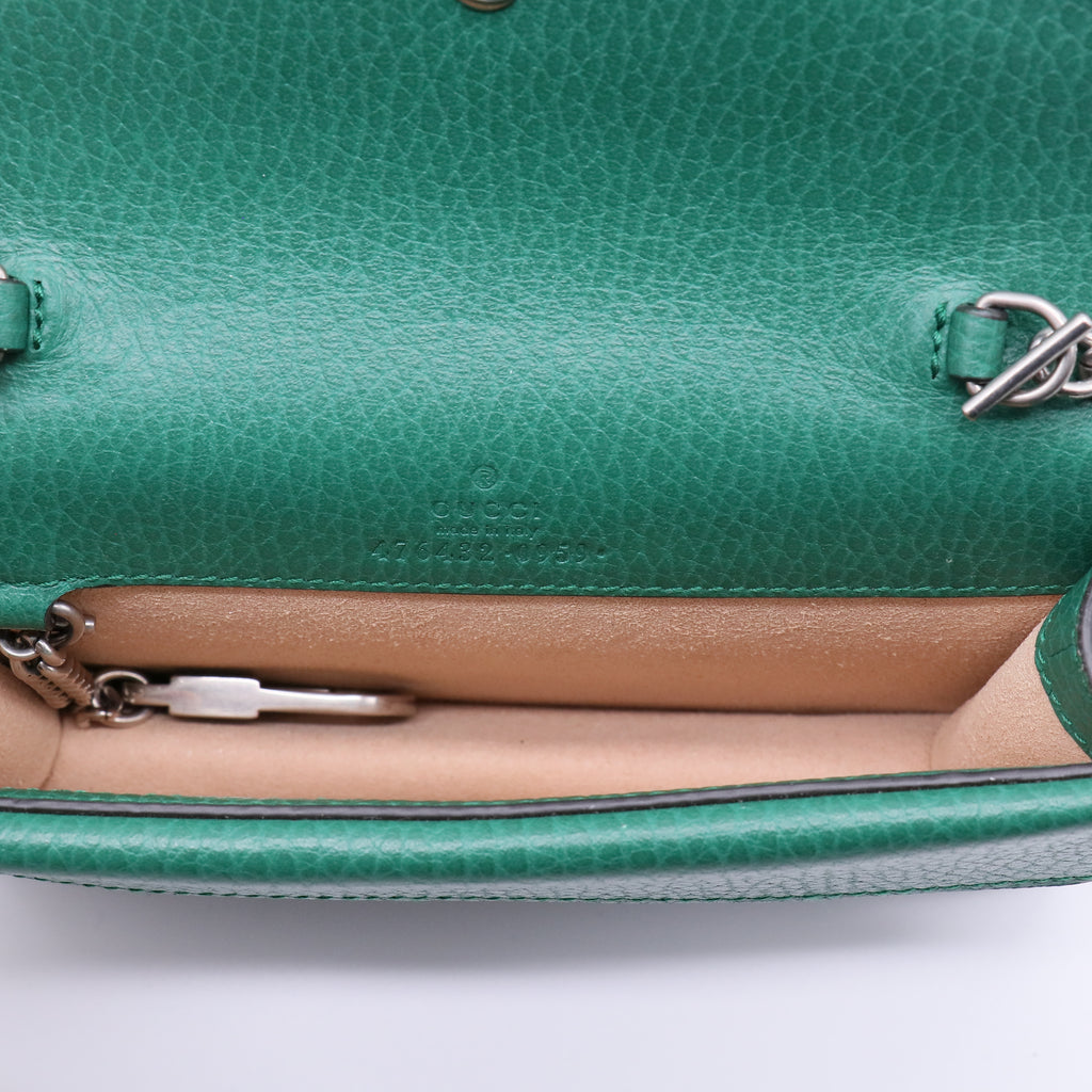 Dionysus Leather Wallet on Chain Super Mini B22079