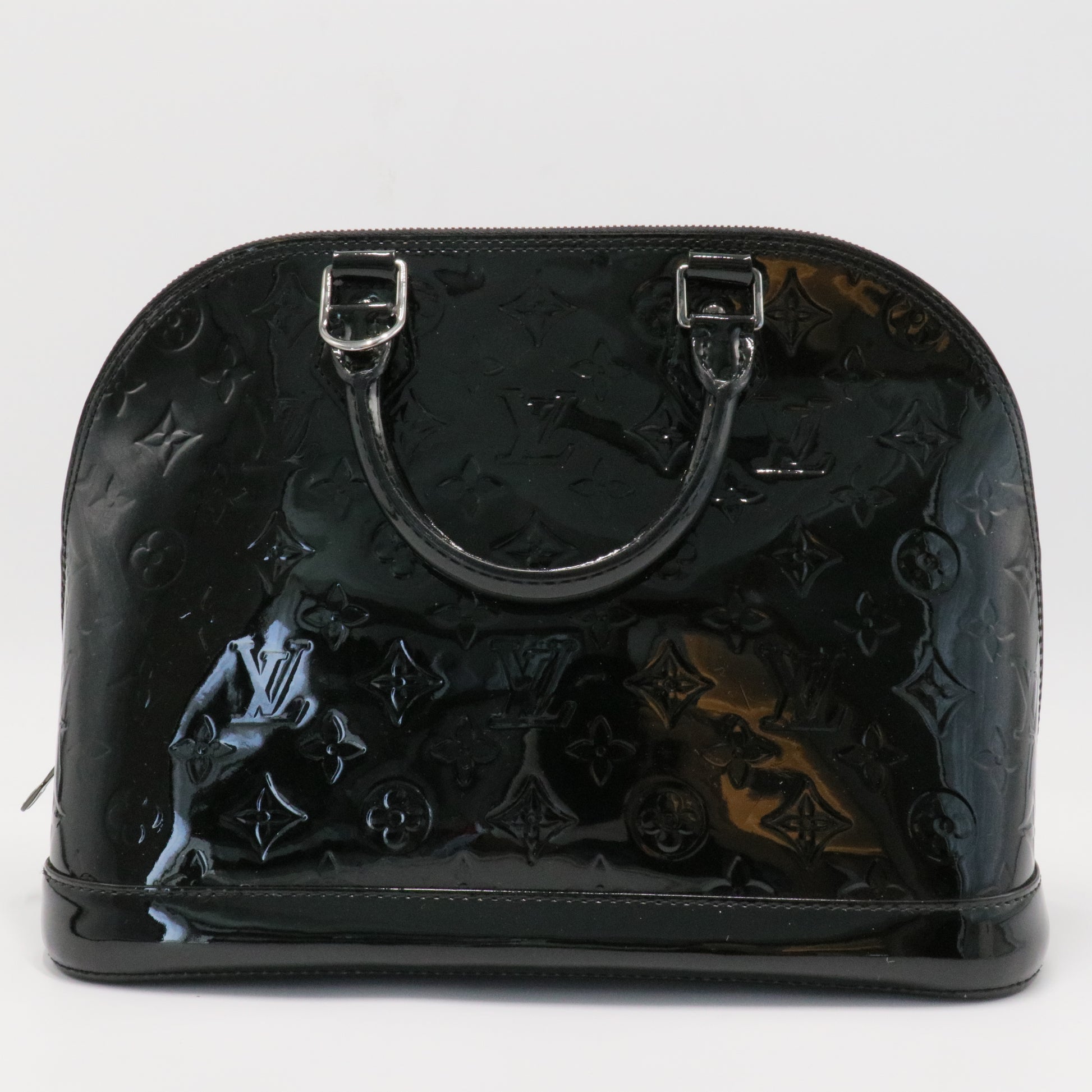 Alma Handbag Monogram Vernis MM