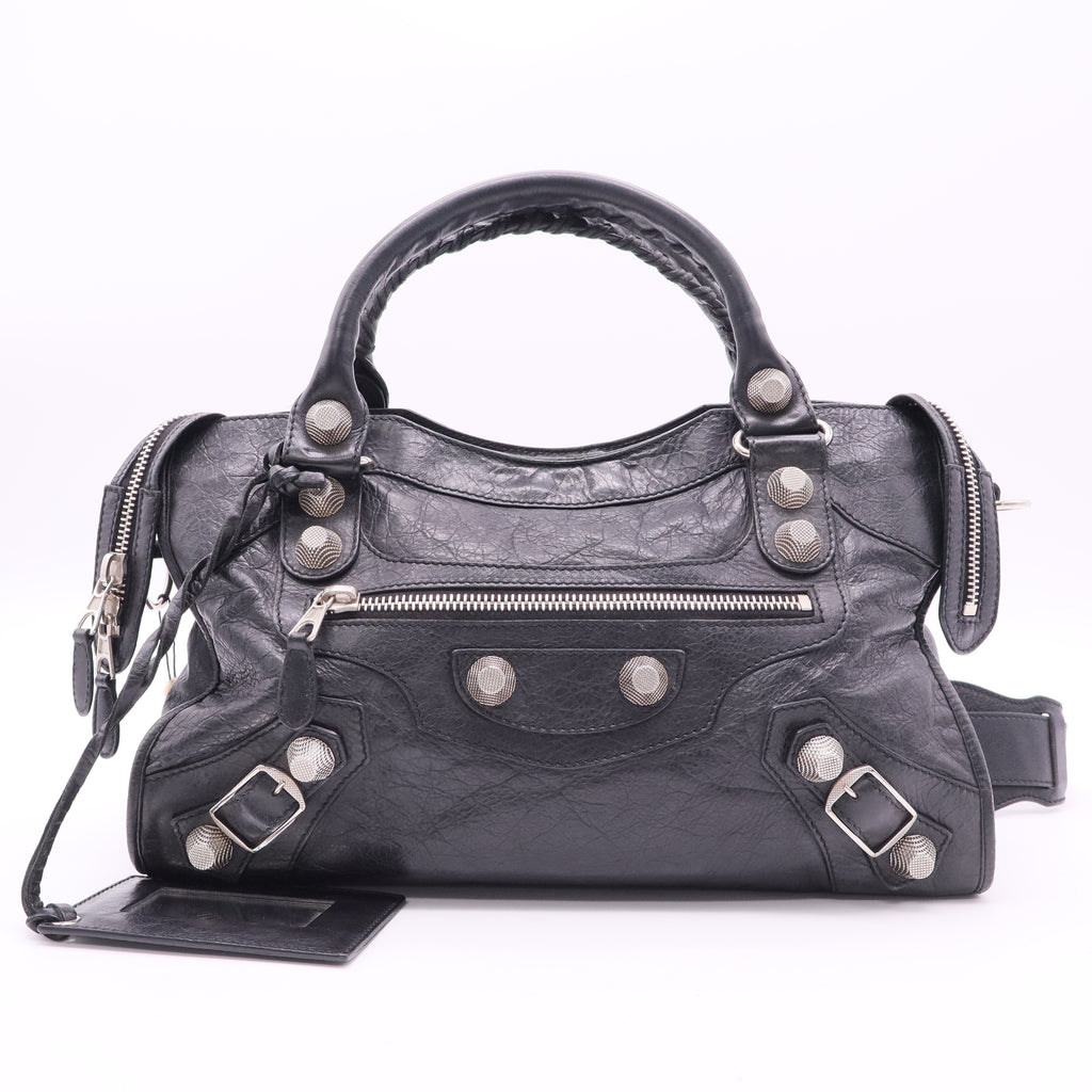 Balenciaga Giant Silver button City twins