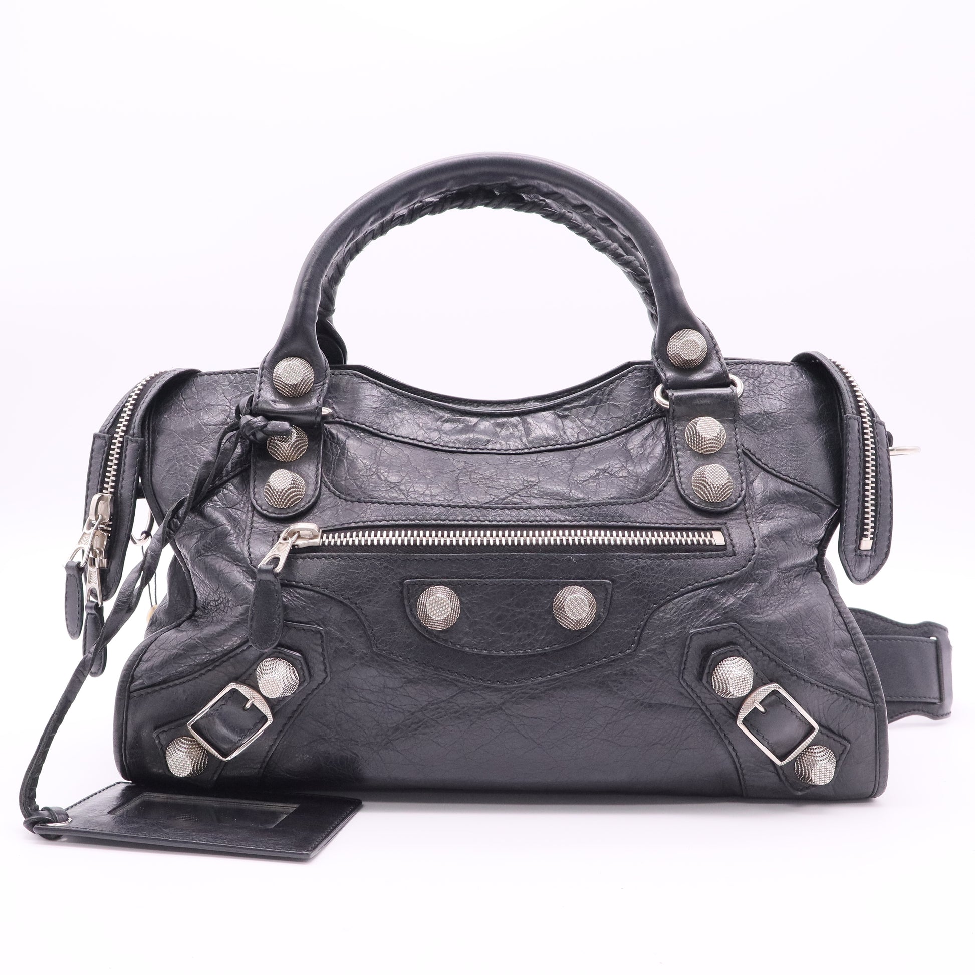 Balenciaga Giant Silver button City twins