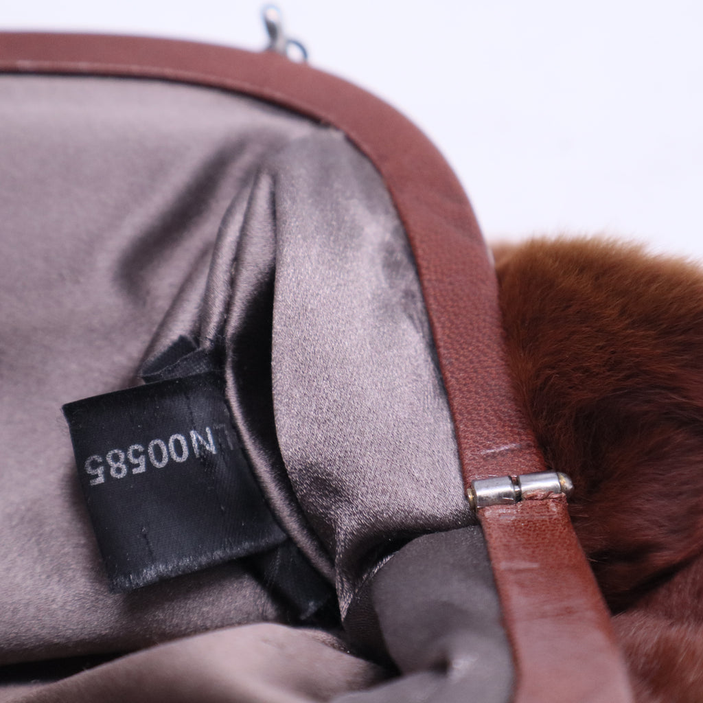 Vintage Brown Evening Bag B20560
