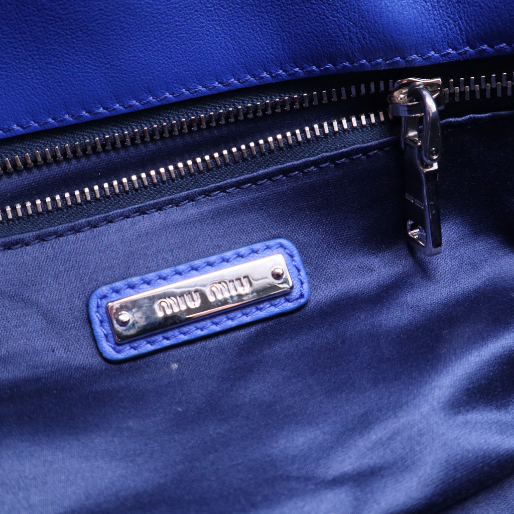 Sequin Leather-Trimmed Shoulder Bag B20211
