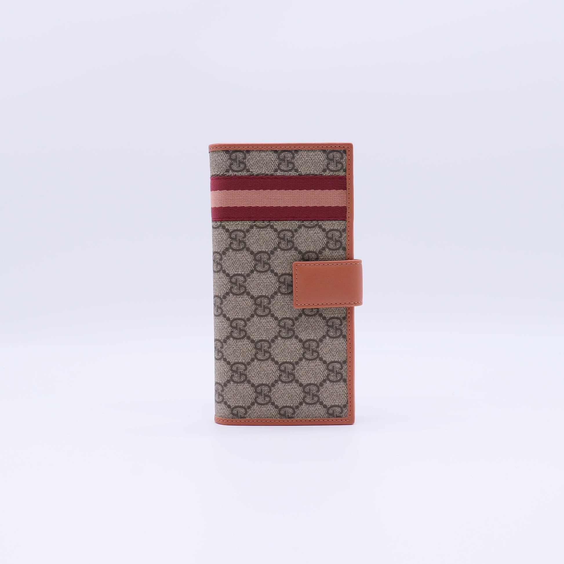 Gucci GG Canvas Web Compact Wallet W21467