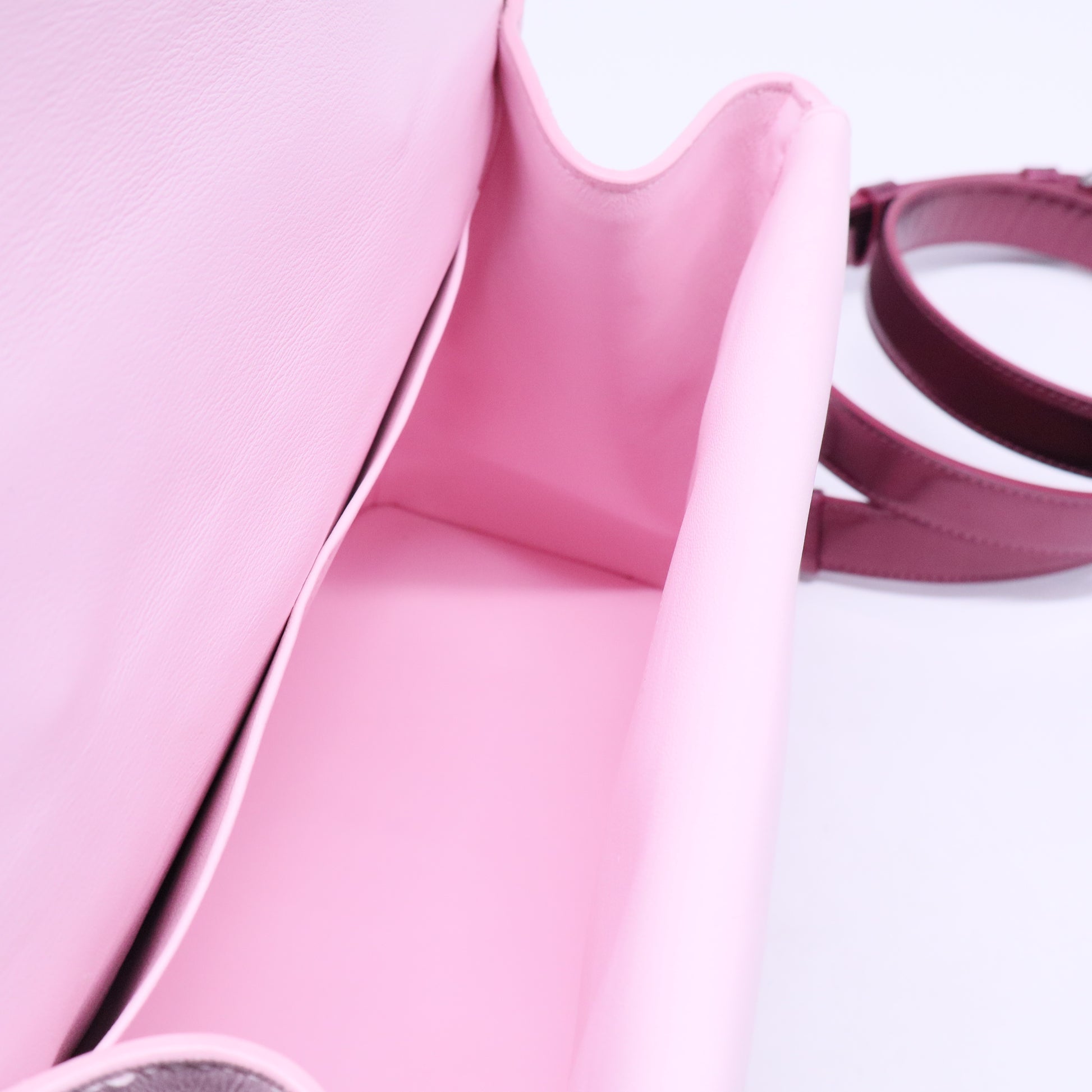 Dior Be Dior Pink Bullskin Leather Handbag B20538