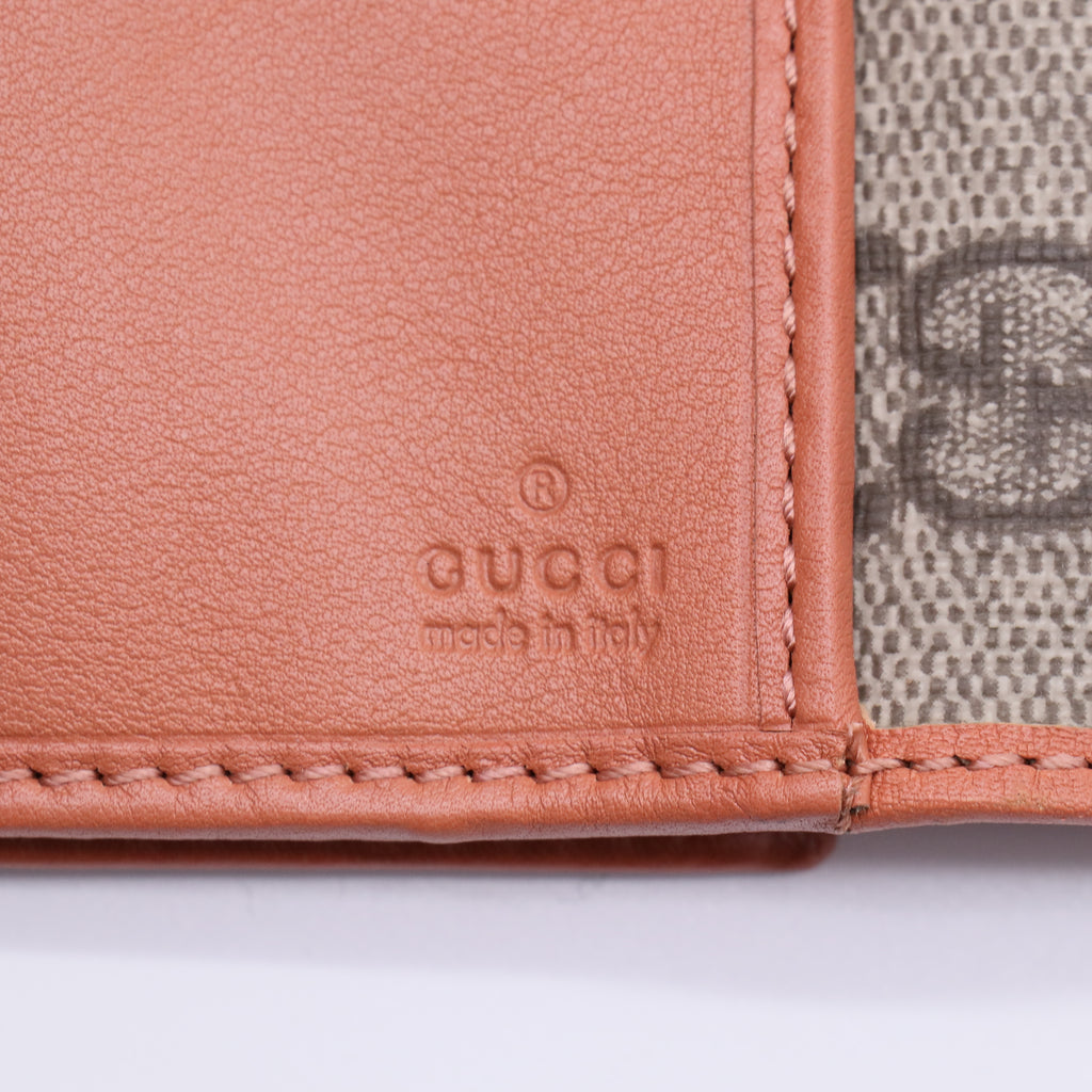Gucci GG Canvas Web Compact Wallet W21467