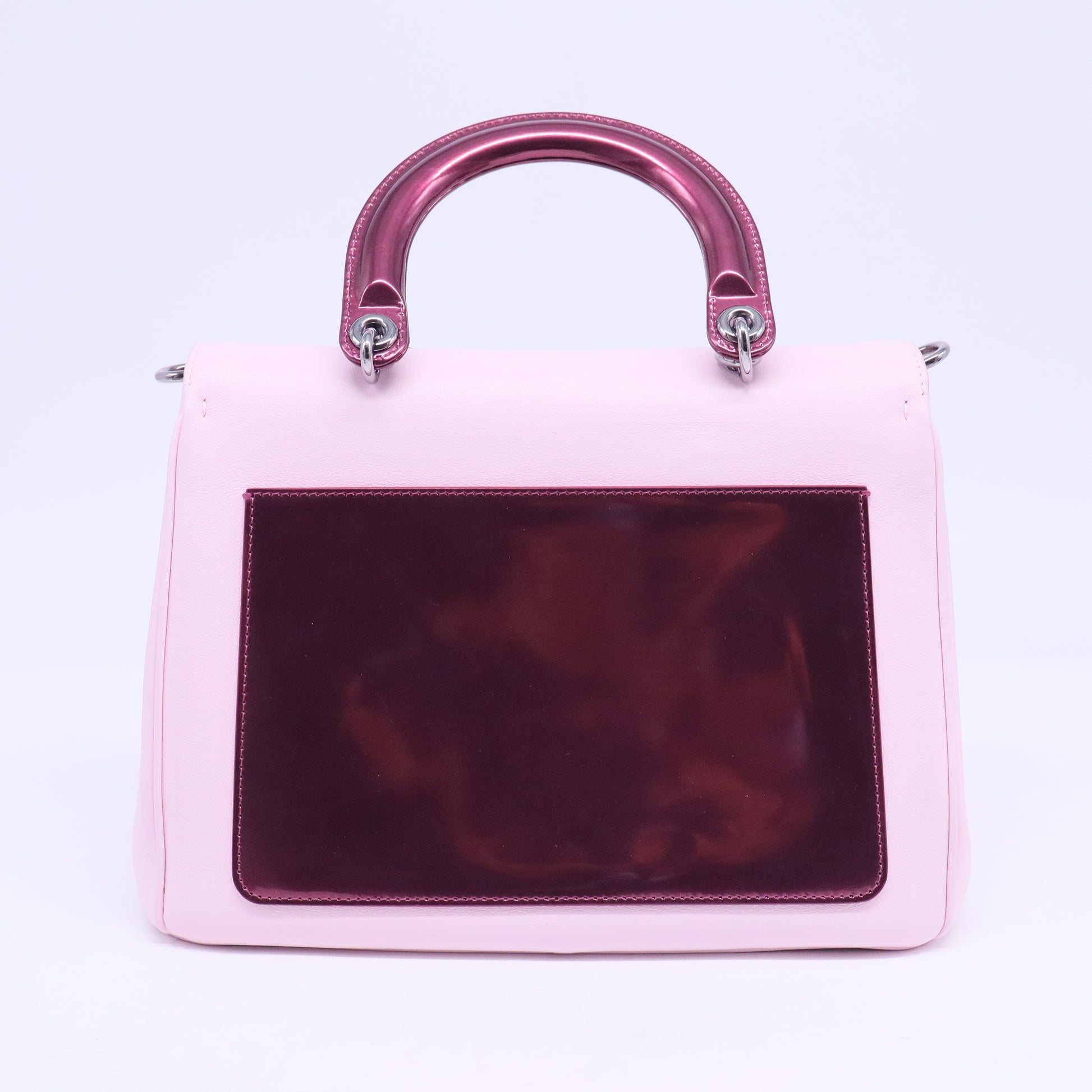 Dior Be Dior Pink Bullskin Leather Handbag B20538