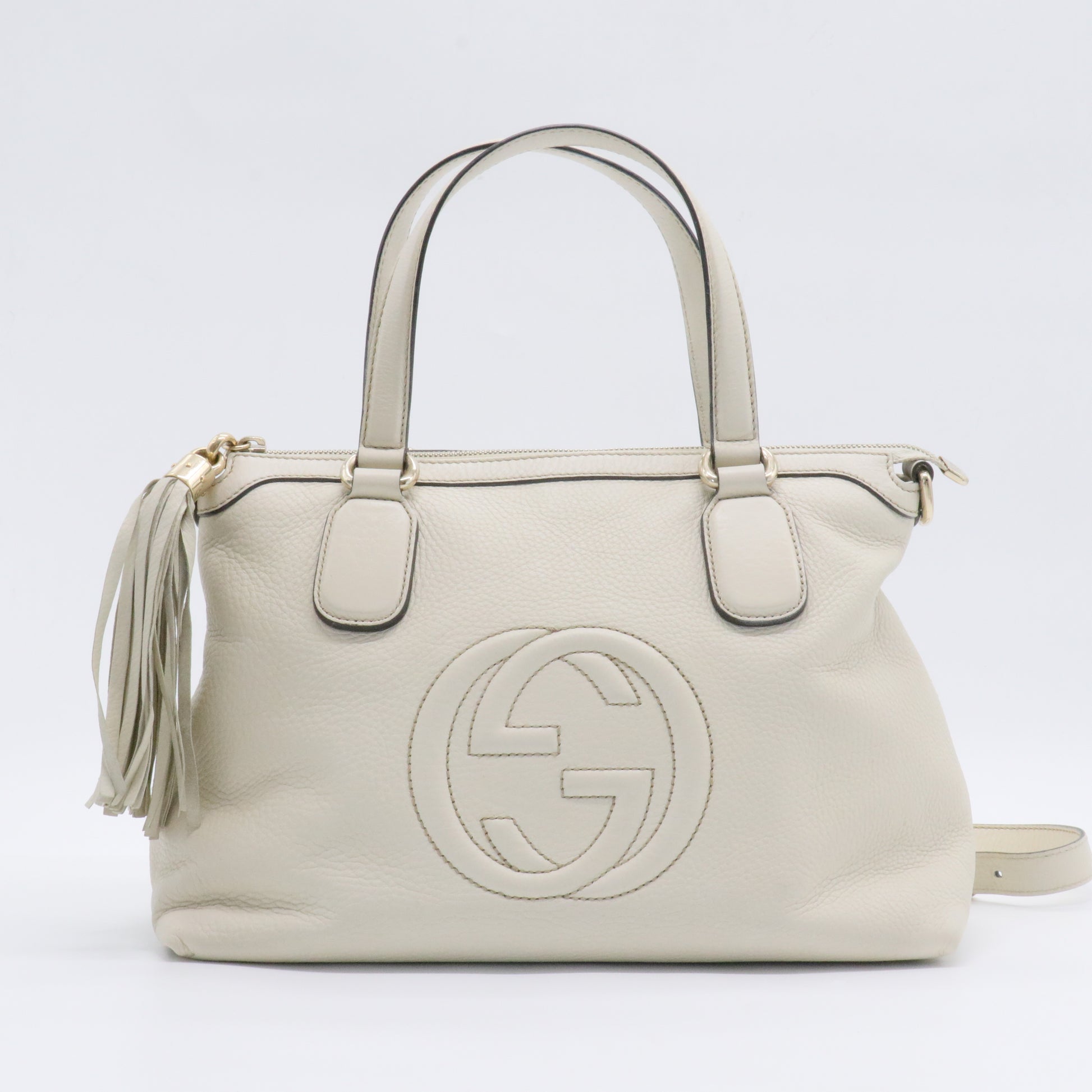 Soho Convertible Soft Top Handle Bag Leather
