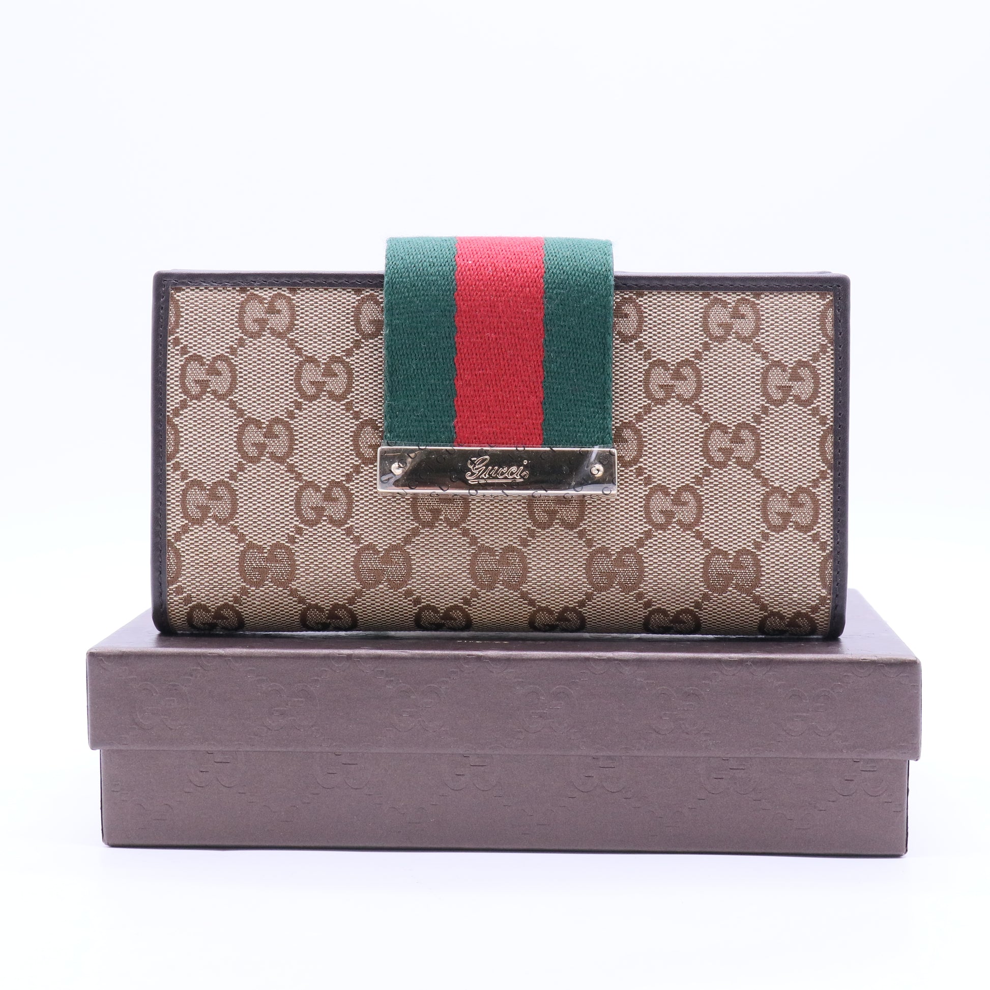 Gucci GG Canvas Canvas Continental Wallet