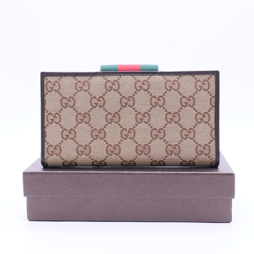 Gucci GG Canvas Canvas Continental Wallet