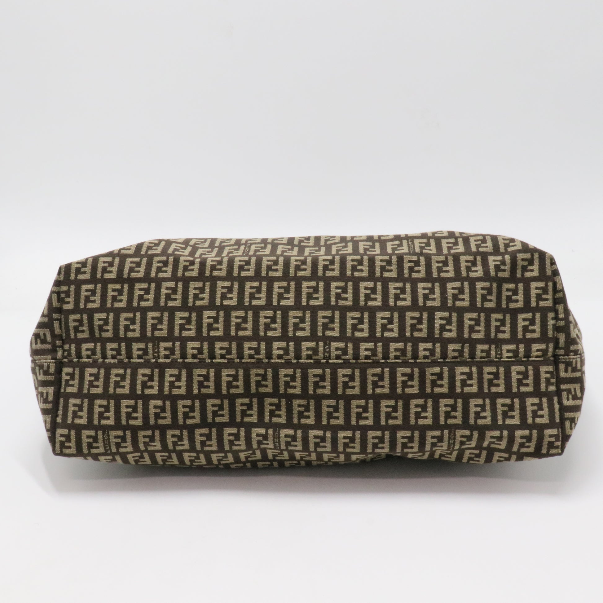 Leather-Trimmed Zucchino Tote