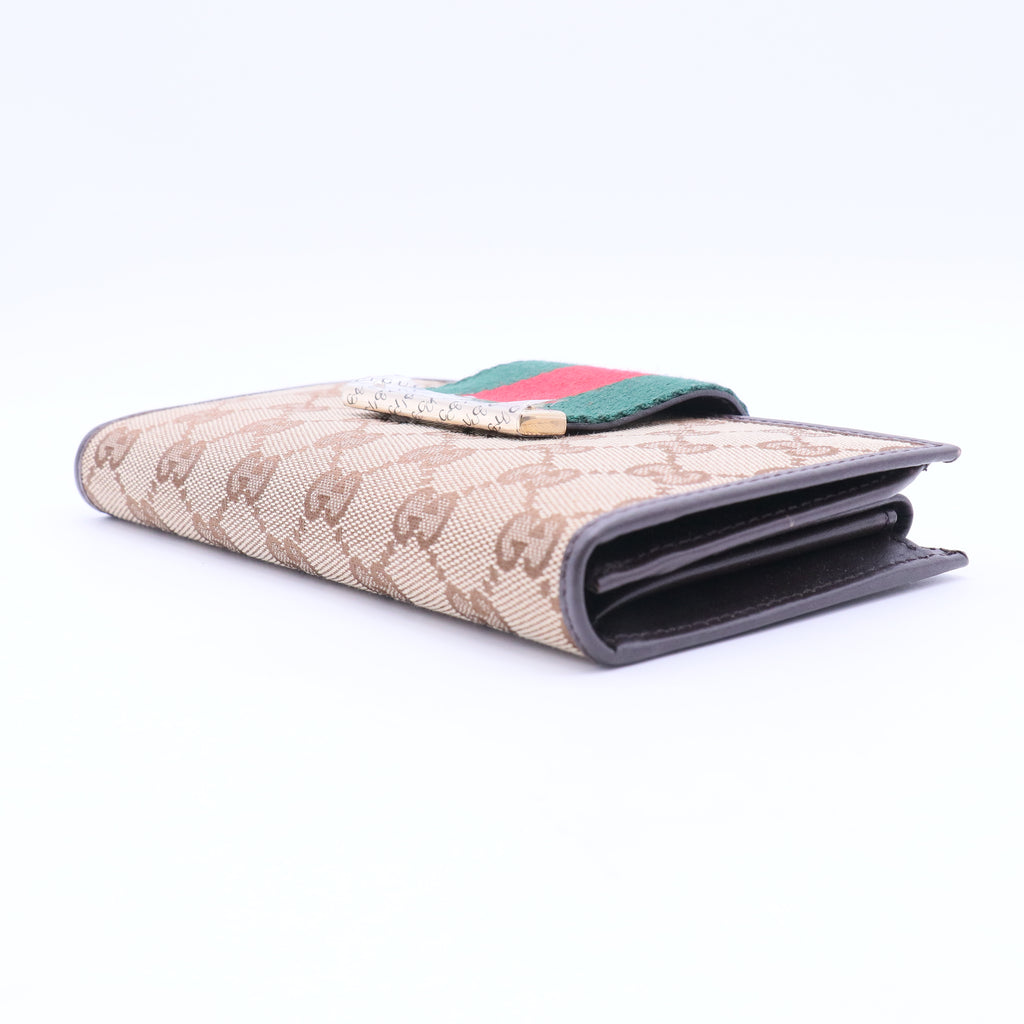 Gucci GG Canvas Canvas Continental Wallet