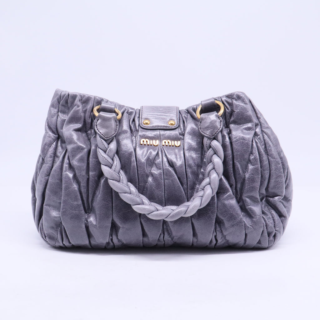 Matelasse bow Handbags B20561