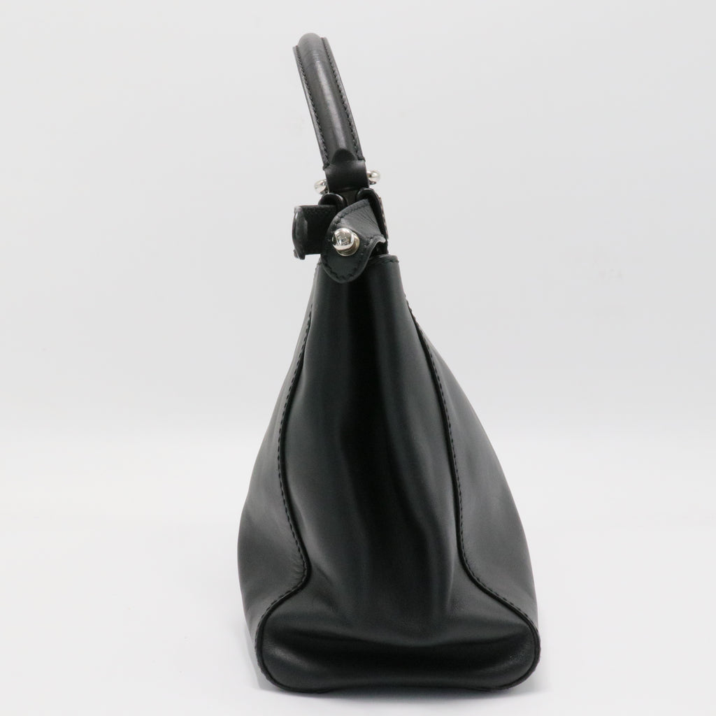 Peekaboo Bag Leather with Tortoise Detail Regular