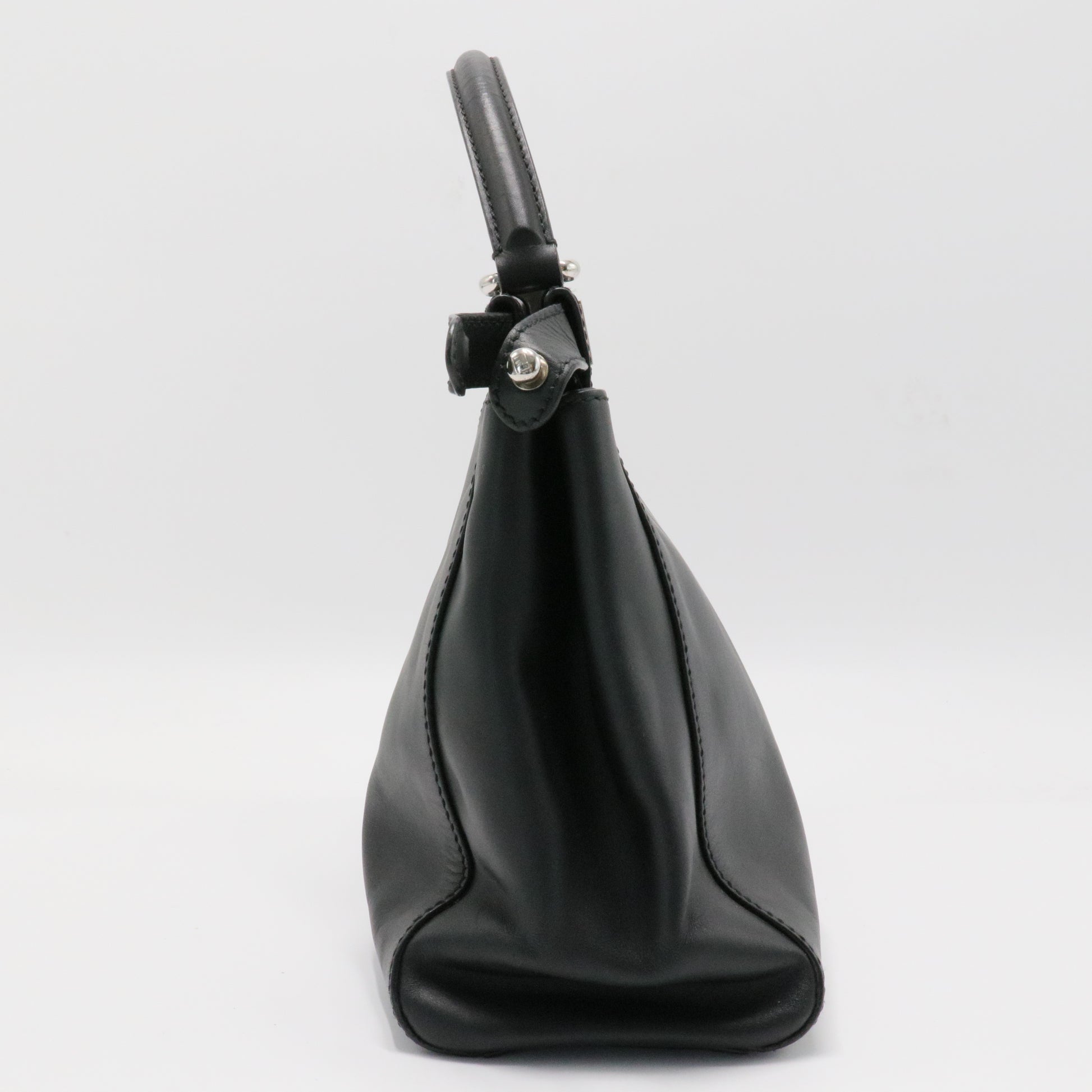 Peekaboo Bag Leather with Tortoise Detail Regular