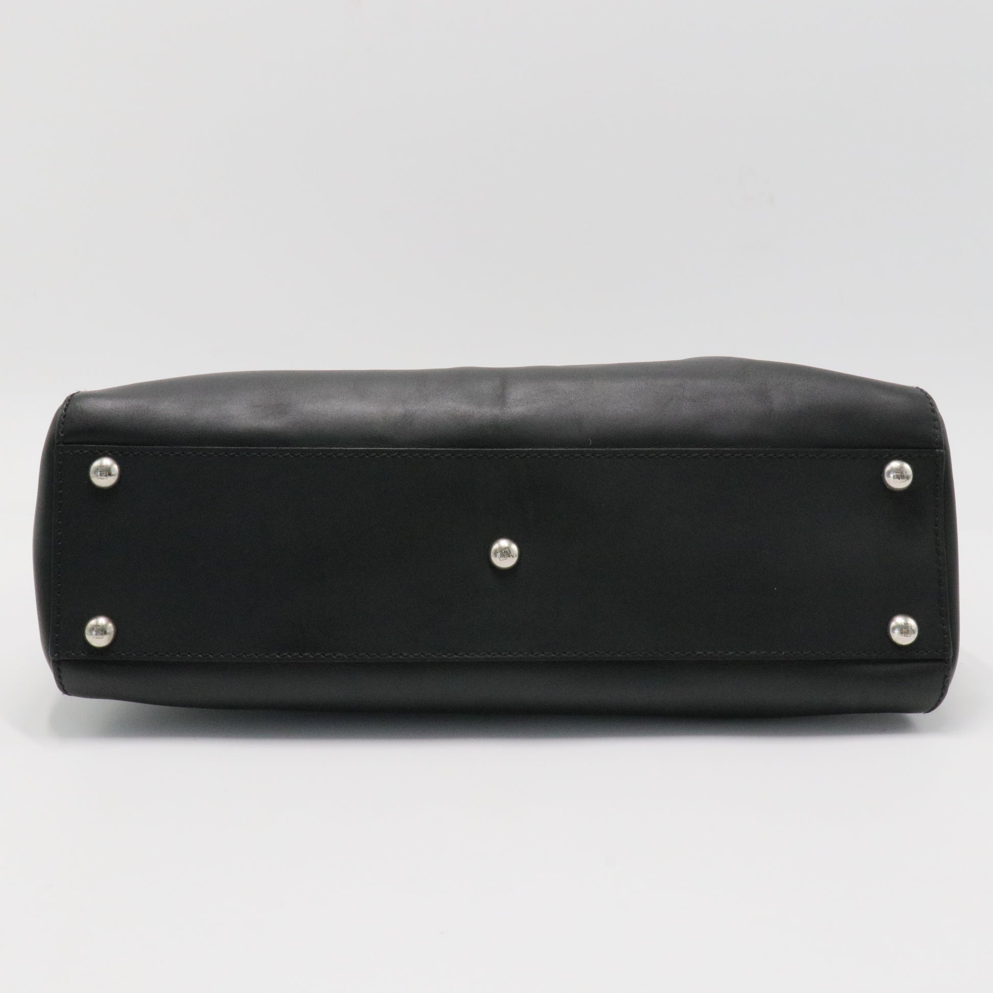 Peekaboo Bag Leather with Tortoise Detail Regular