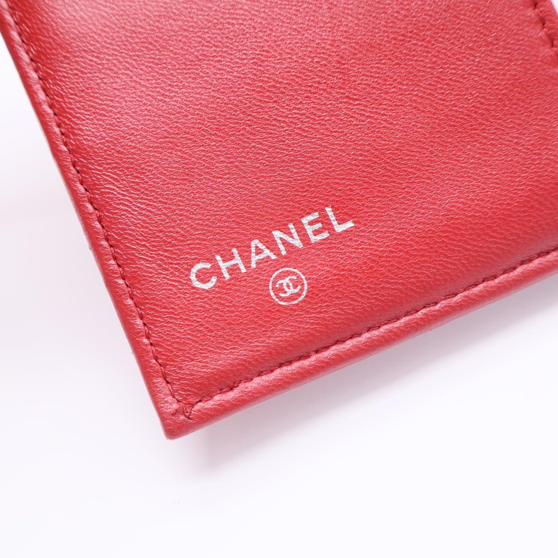 Quilted Leather Classic Flap Continental Wallet GISEL