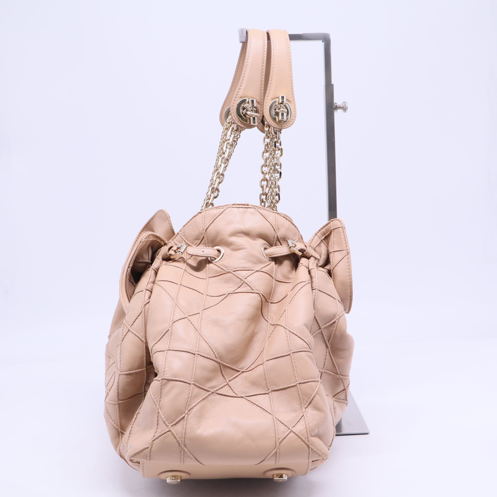 Christian Dior Intrecciato Monaco Handle Bag B20996