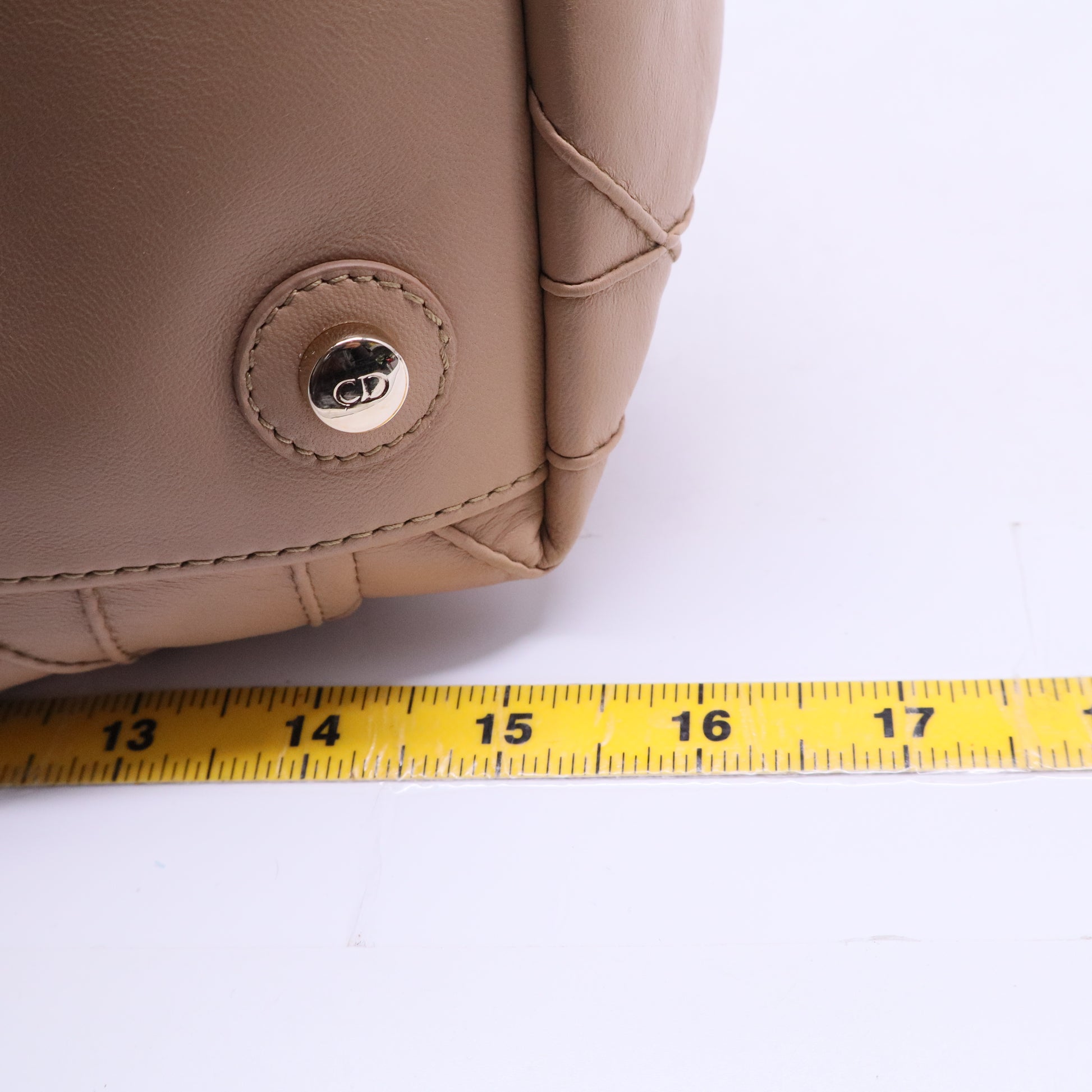 Christian Dior Intrecciato Monaco Handle Bag B20996