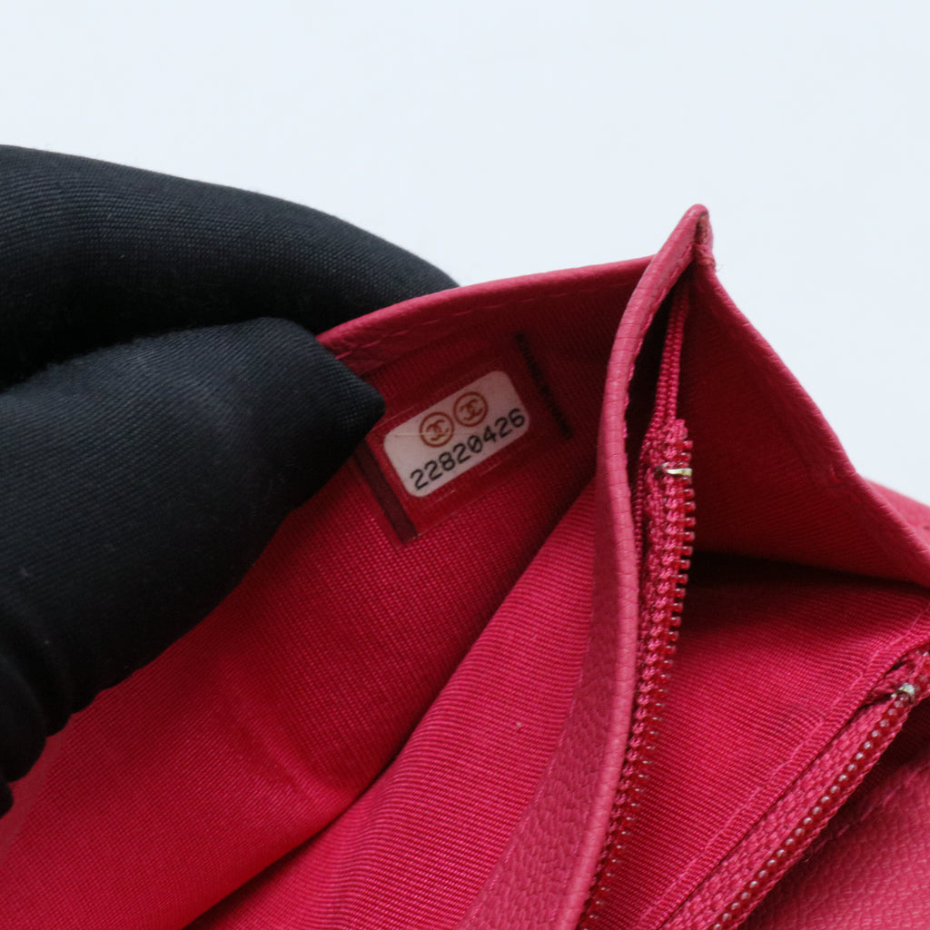 Timeless L-Yen Wallet Caviar Long