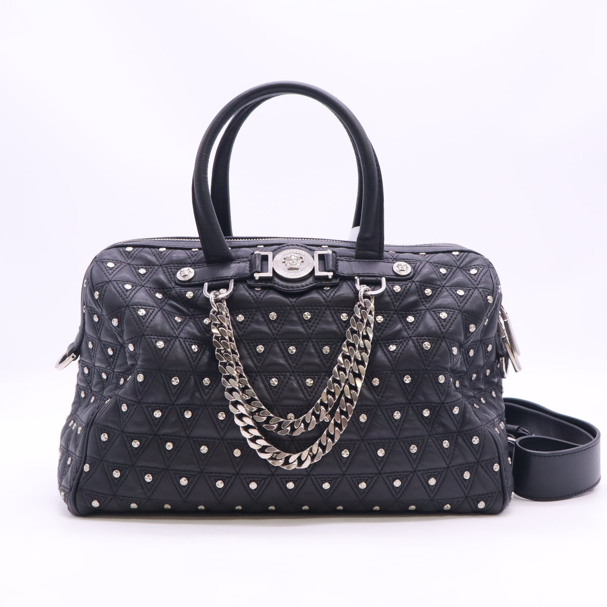 Vanitas Zip Shoulder Bag Studded Barocco bag Twins B24592