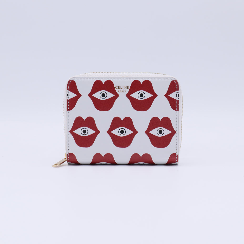Celine x Anneli Sanaye Henriksson Telepathic Love Compact Zipped Wallet W21414