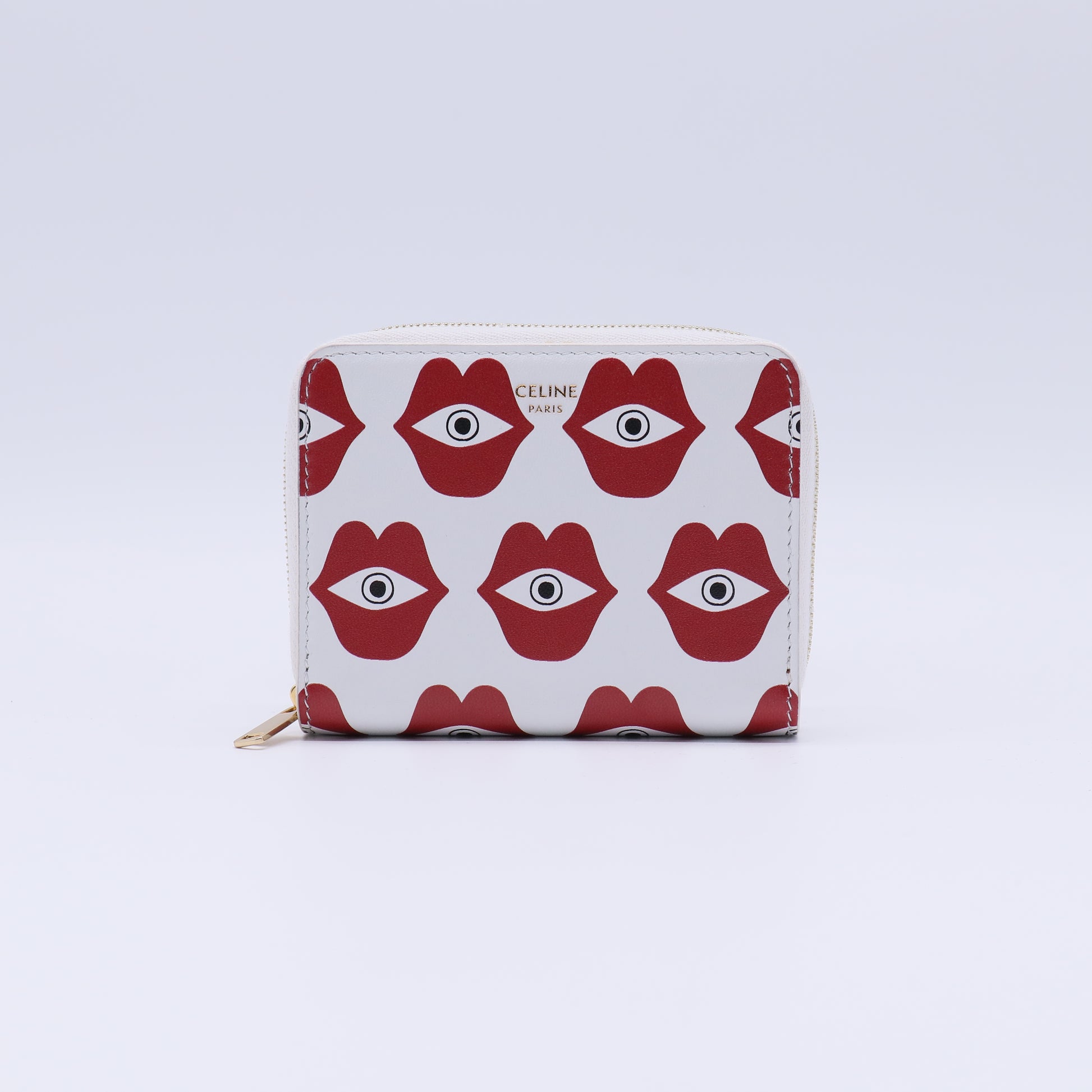 Celine x Anneli Sanaye Henriksson Telepathic Love Compact Zipped Wallet W21414