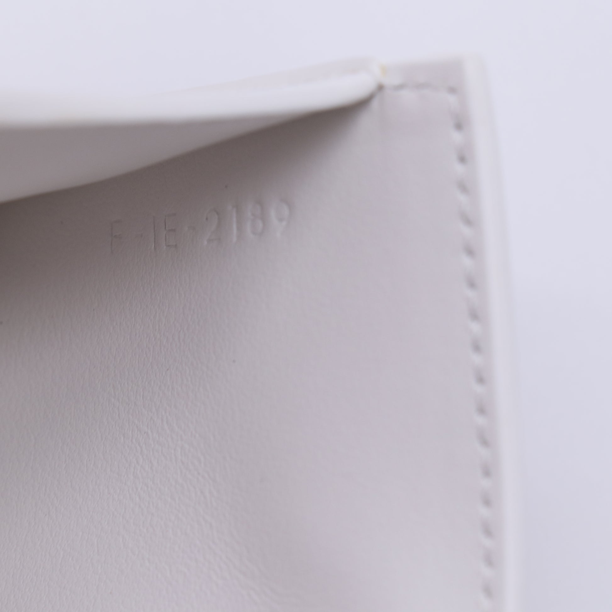 Celine x Anneli Sanaye Henriksson Telepathic Love Small Trifold Wallet White W21415