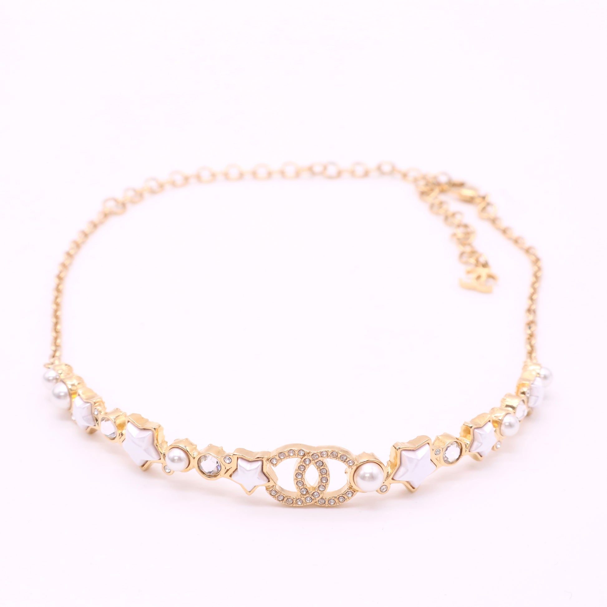 CC Logo Necklace Metal Twins