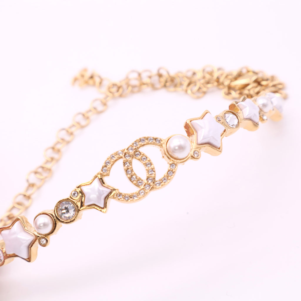 CC Logo Necklace Metal Twins