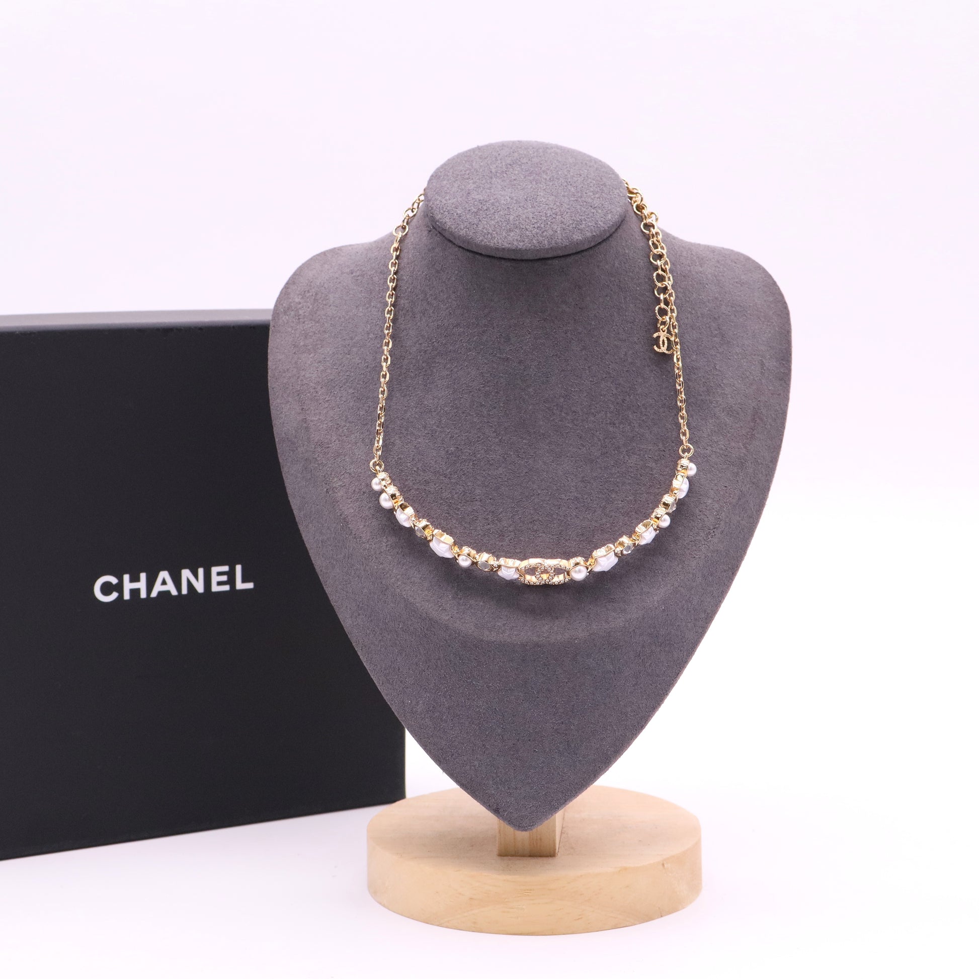 CC Logo Necklace Metal Twins