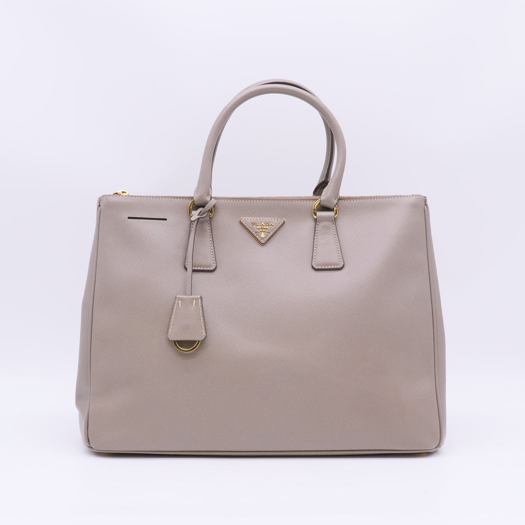 Prada Large Saffiano Lux Galleria Double Zip Tote B23885