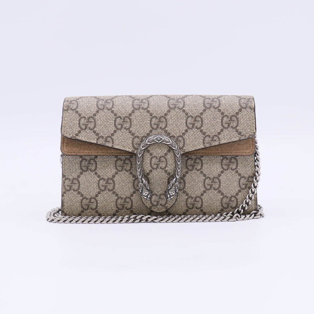 Dionysus Mini GG Canvas & Suede Shoulder Bag B23159
