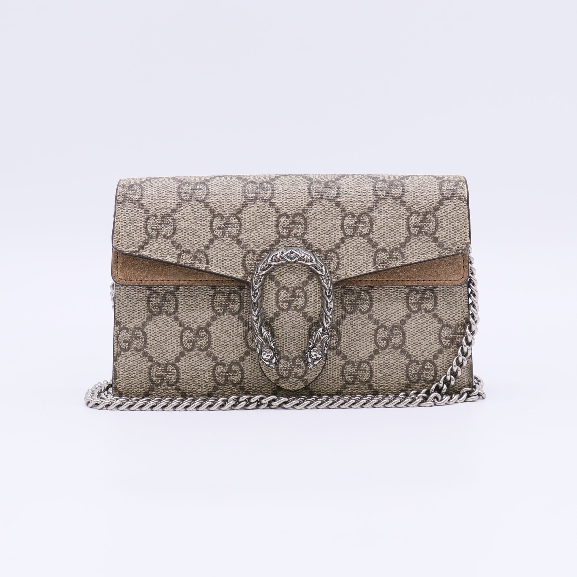 Dionysus Mini GG Canvas & Suede Shoulder Bag B23159