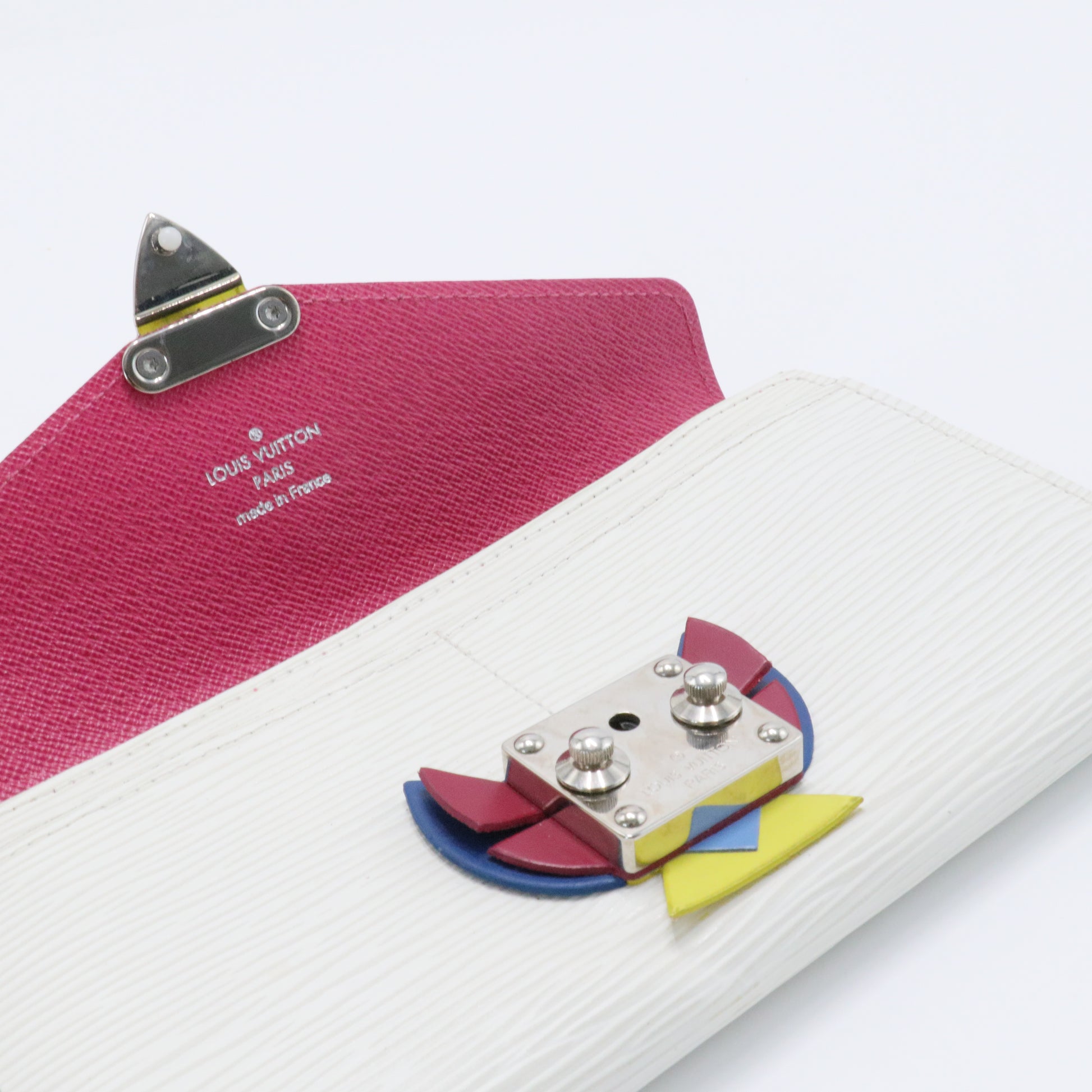 Limited Edition Pivoine Epi Leather Tribal Mask Sarah Wallet