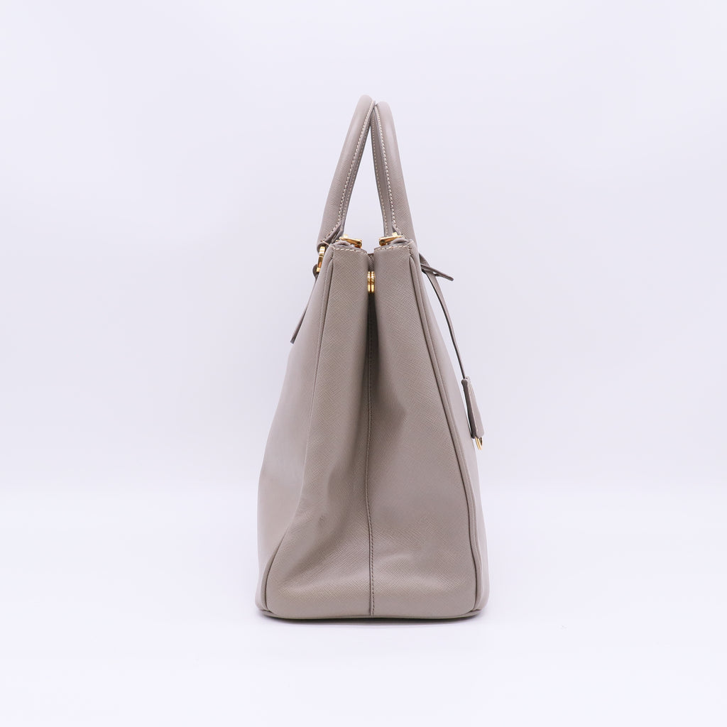 Prada Large Saffiano Lux Galleria Double Zip Tote B23885