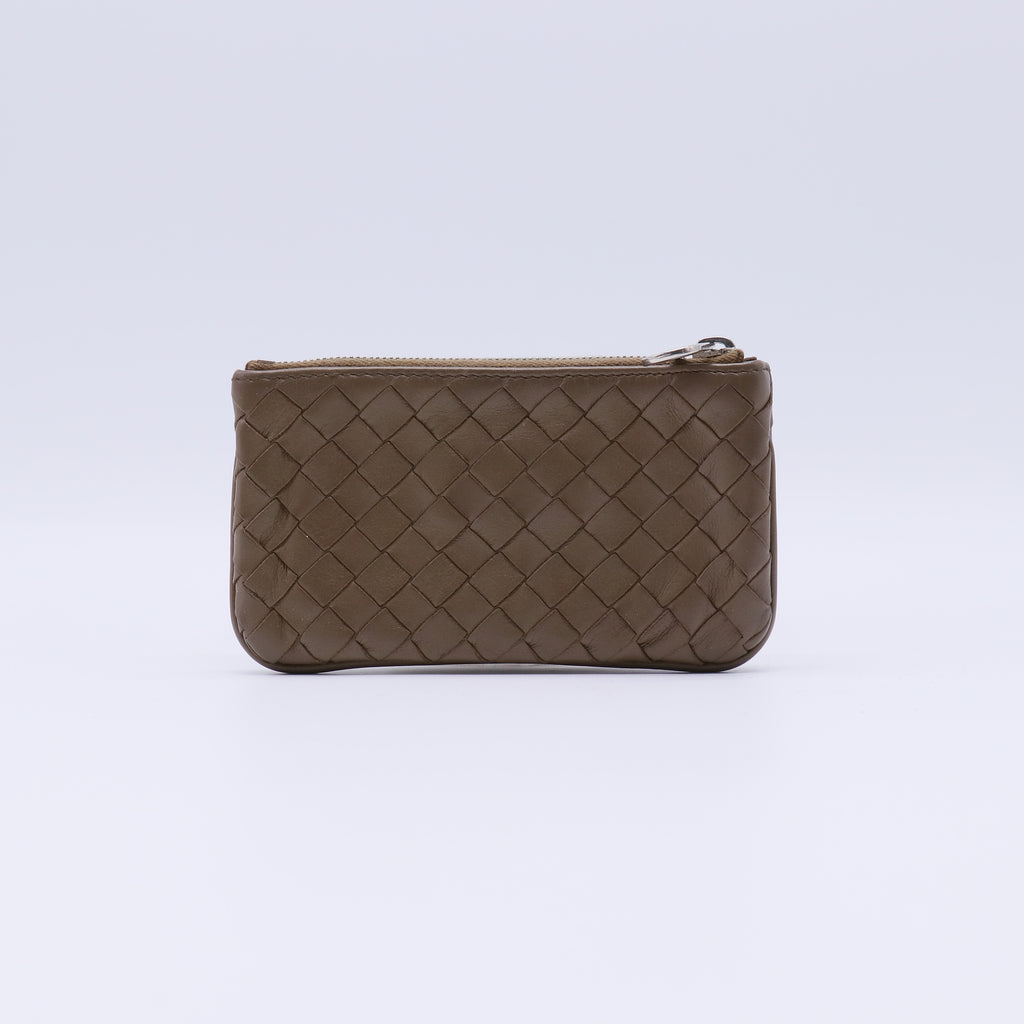 Bottega Veneta Intrecciato Nappa Key Pouch W21263