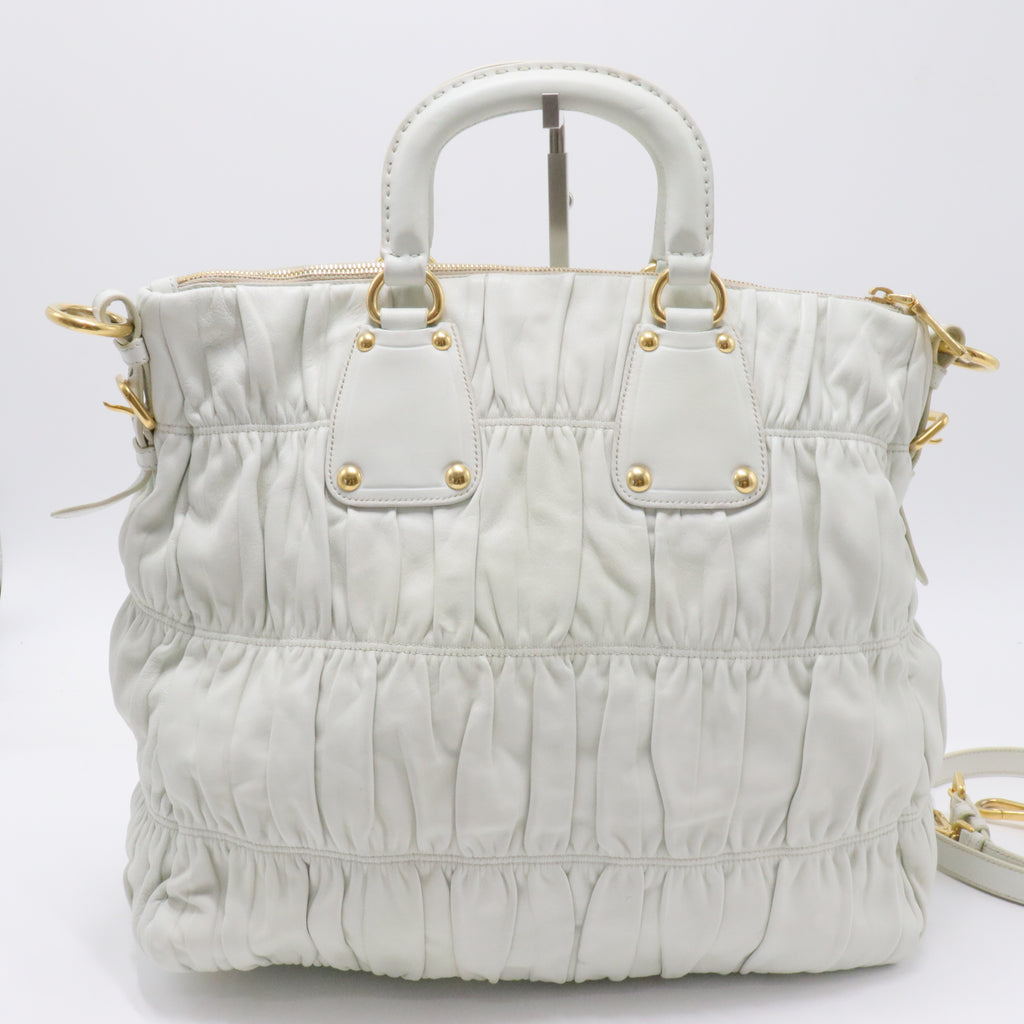 Gaufre Tote Nappa Leather Large