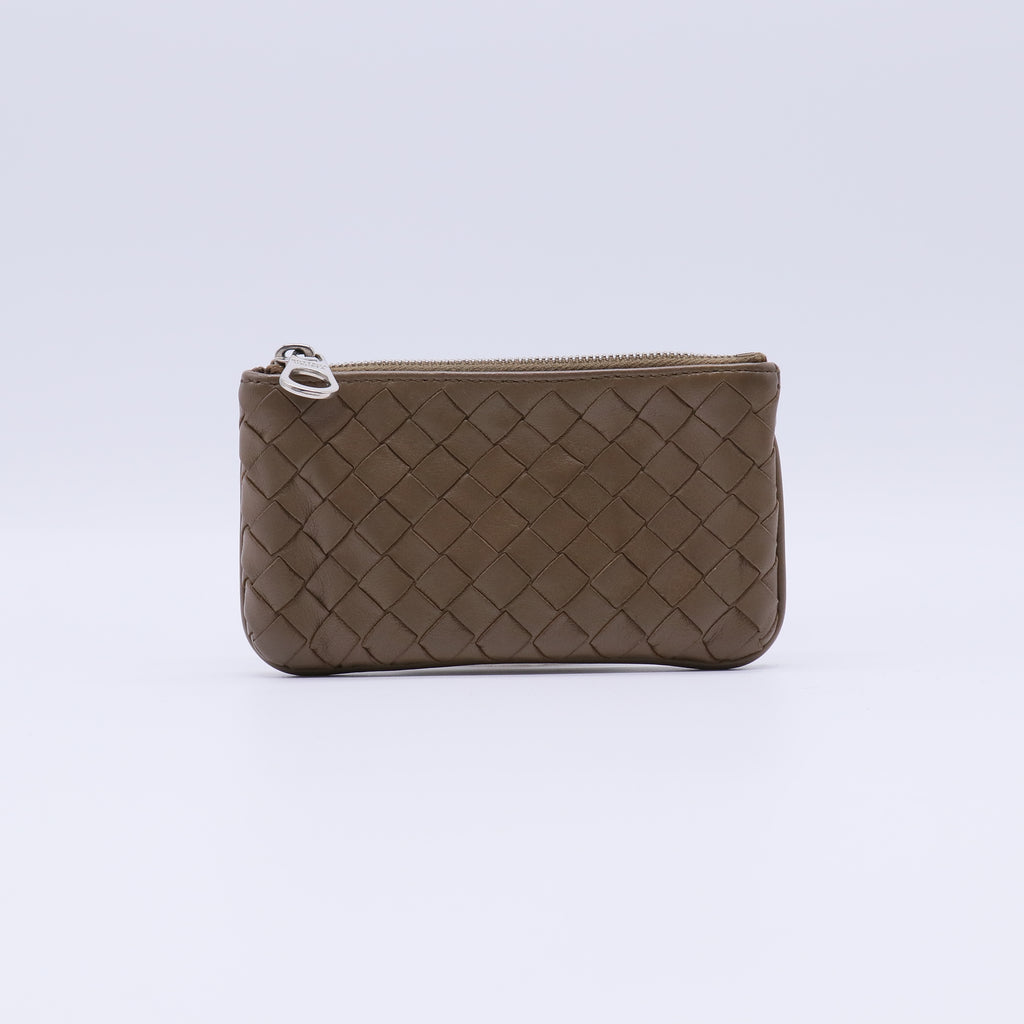 Bottega Veneta Intrecciato Nappa Key Pouch W21263