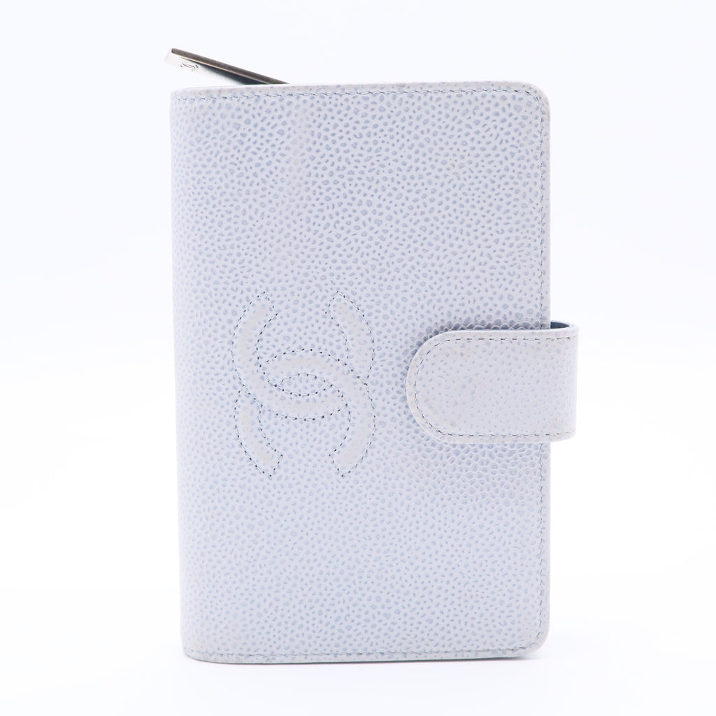 Caviar Timeless CC French Wallet White for gisel