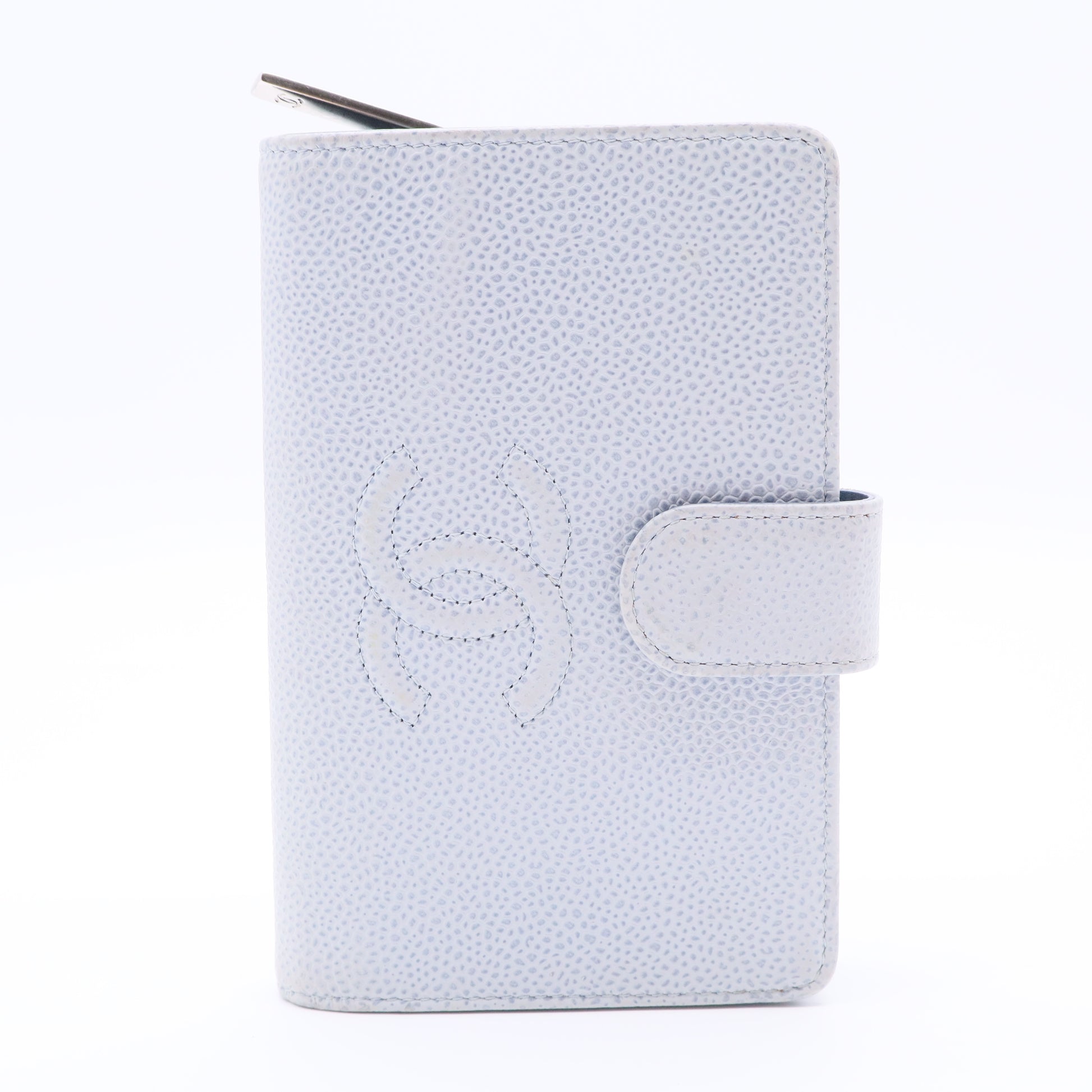 Caviar Timeless CC French Wallet White for gisel