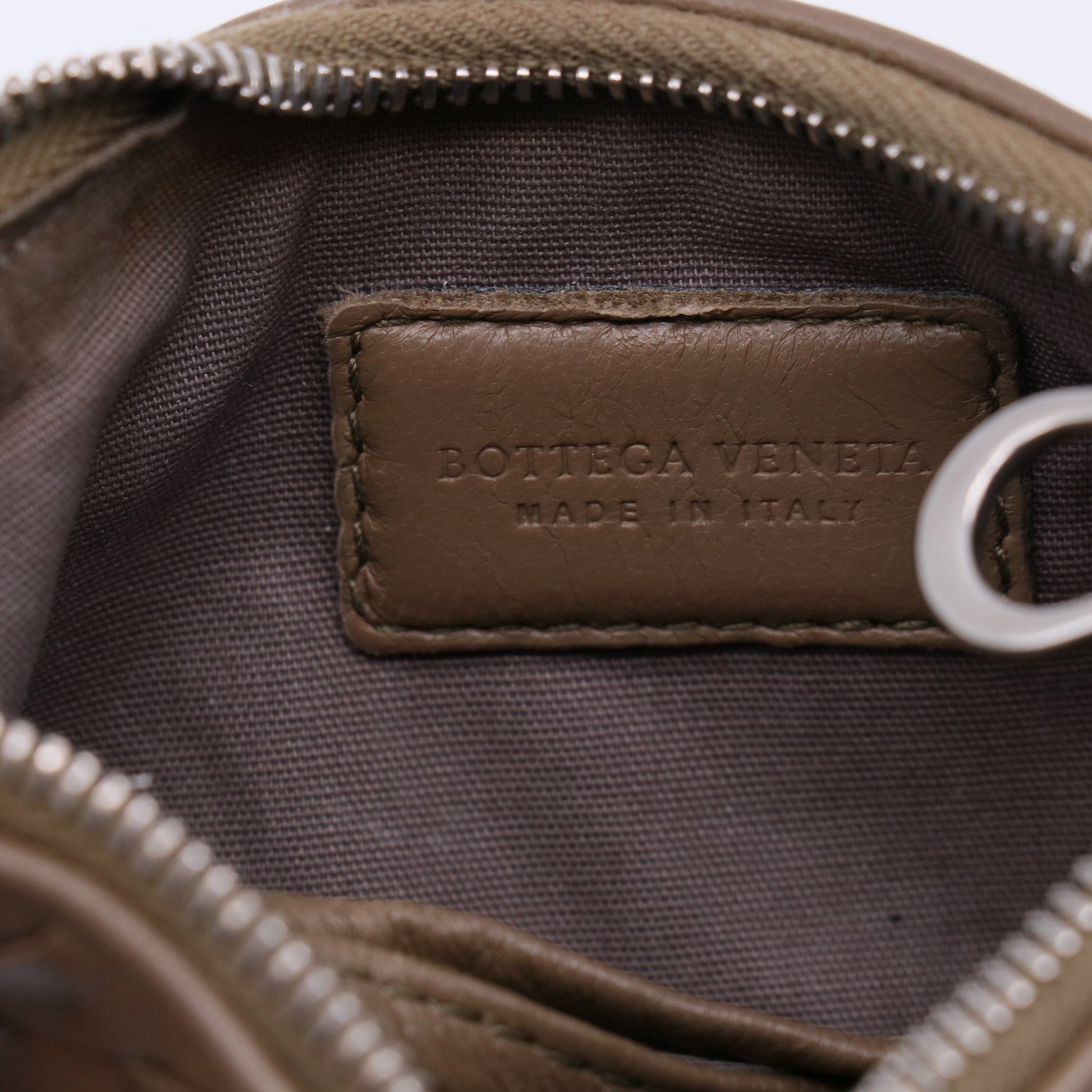 Bottega Veneta Intrecciato Nappa Key Pouch W21263
