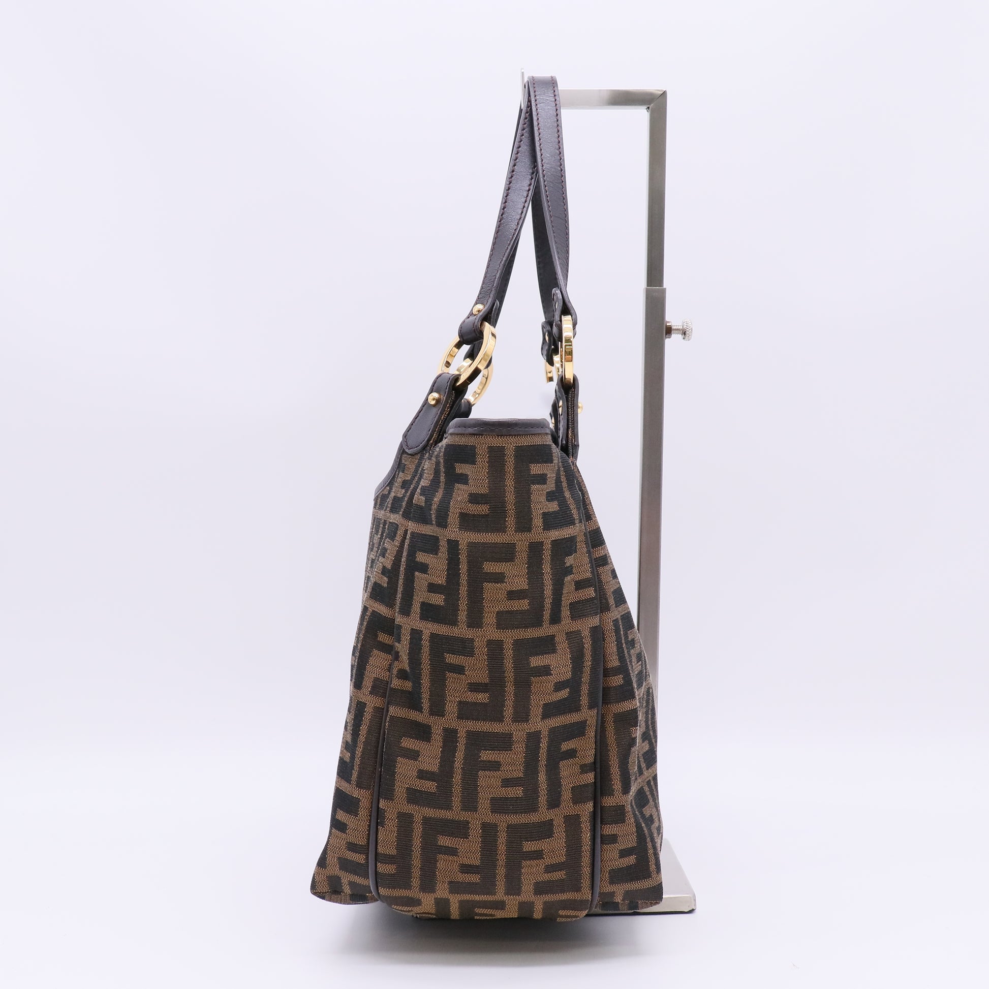 Fendi Zucca Tote Bag canvas Brown B23905