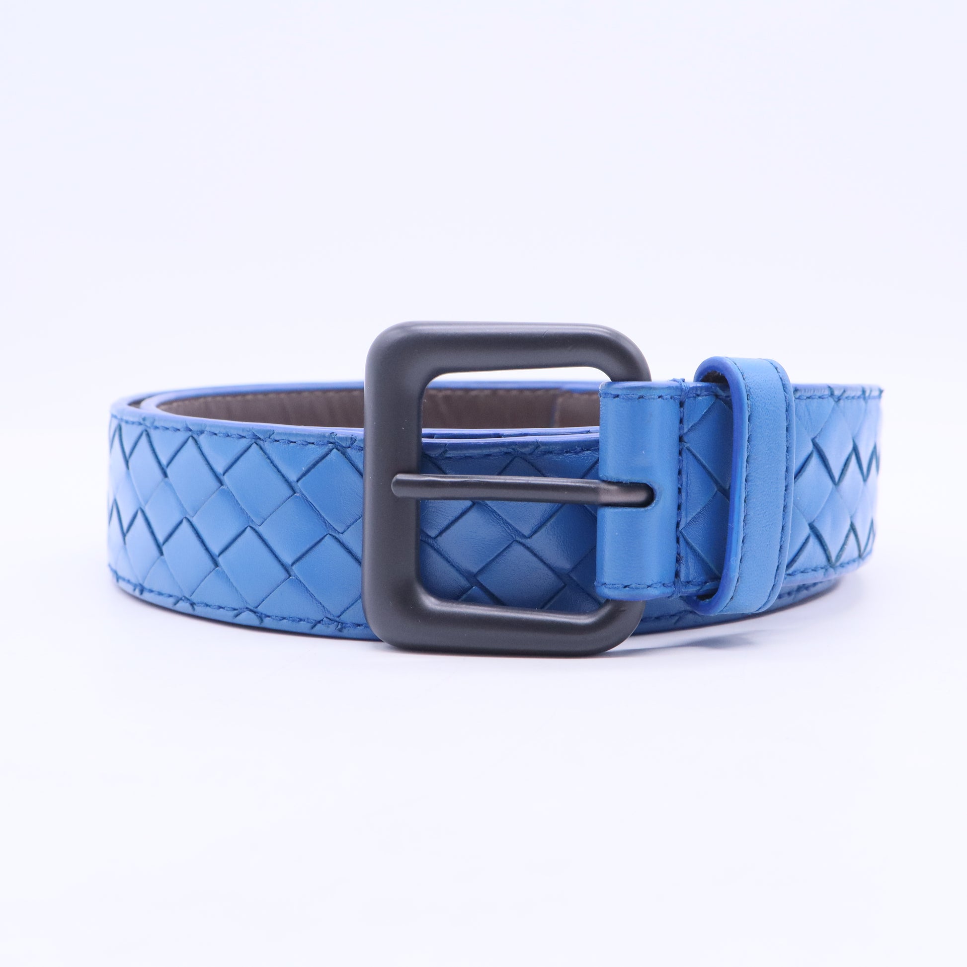 Blue Leather Belt W11186