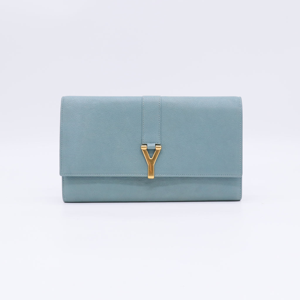 Long Travel WalletOrganizer Blue Leather W22357