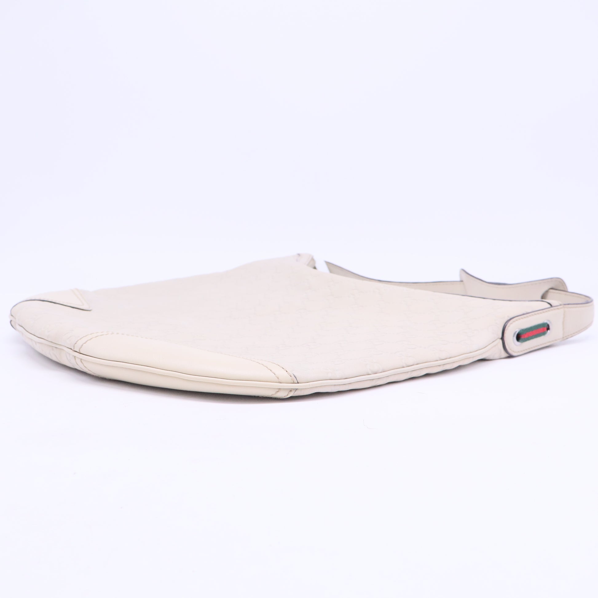 Hobo leather handbag Gucci White in Leather B20621