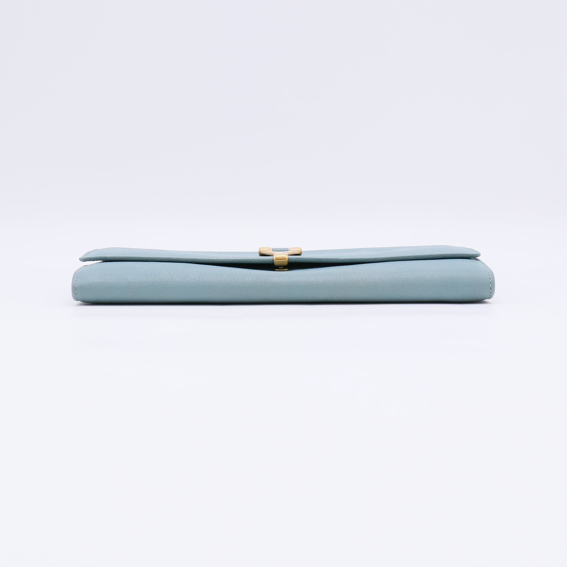 Long Travel WalletOrganizer Blue Leather W22357