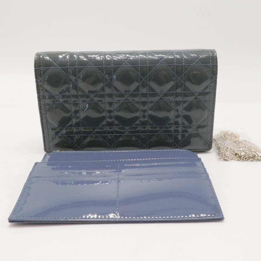 Lady Dior Chain Pouch Cannage Quilt Patent