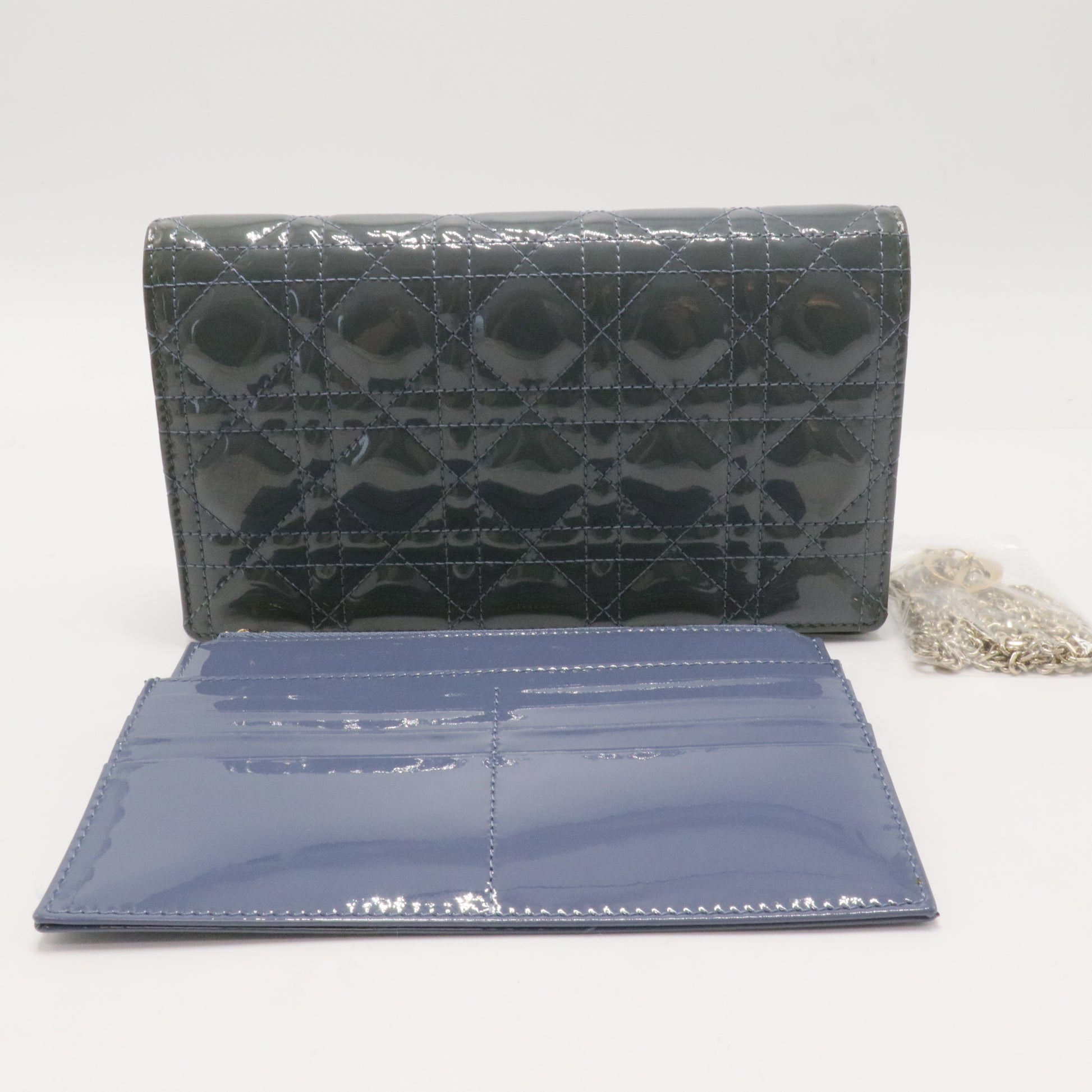 Lady Dior Chain Pouch Cannage Quilt Patent